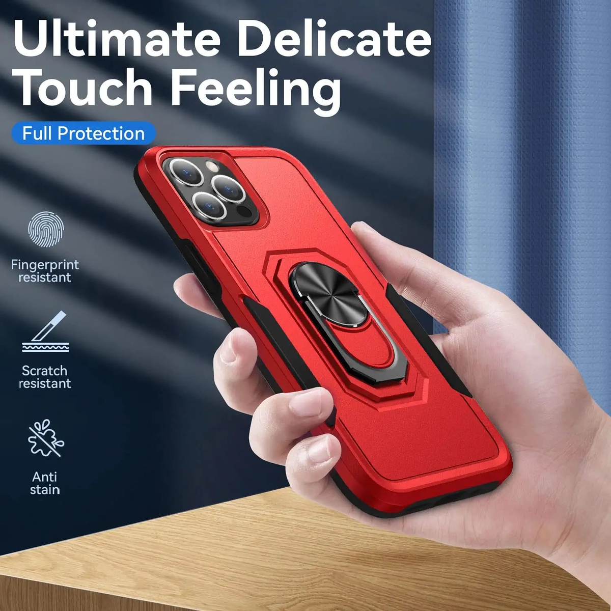 For Samsung Galaxy A15 5G Hybrid Rugged 2in1 Shockproof Ring Stand Case Cover - Picture 37 of 63