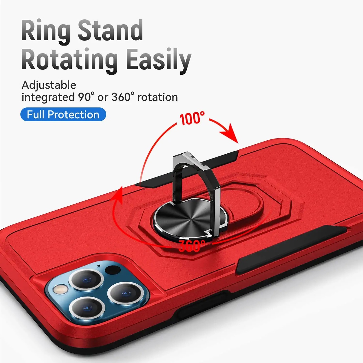 For Samsung Galaxy A15 5G Hybrid Rugged 2in1 Shockproof Ring Stand Case Cover - Picture 34 of 63