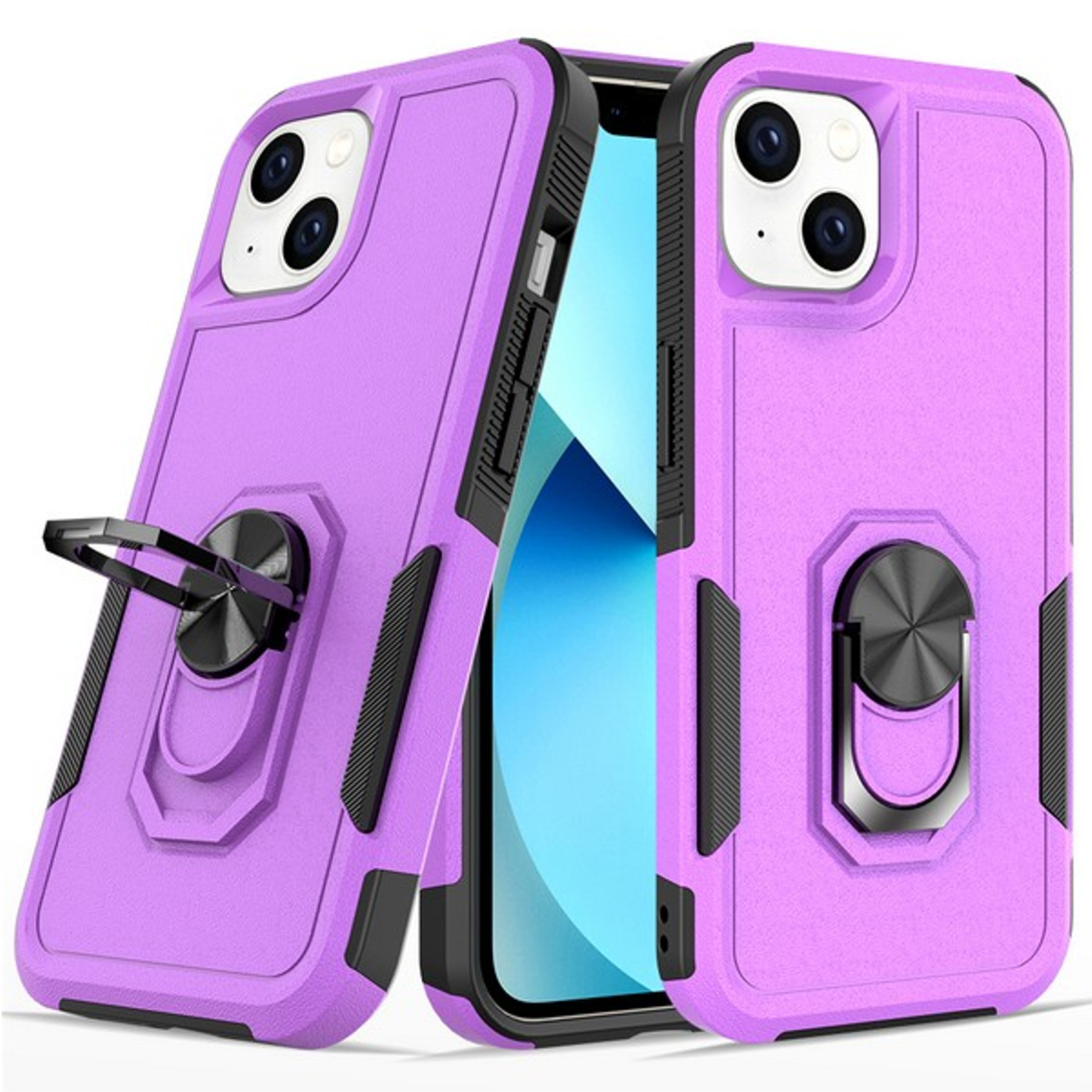 For Samsung Galaxy A15 5G Hybrid Rugged 2in1 Shockproof Ring Stand Case Cover - Picture 39 of 63