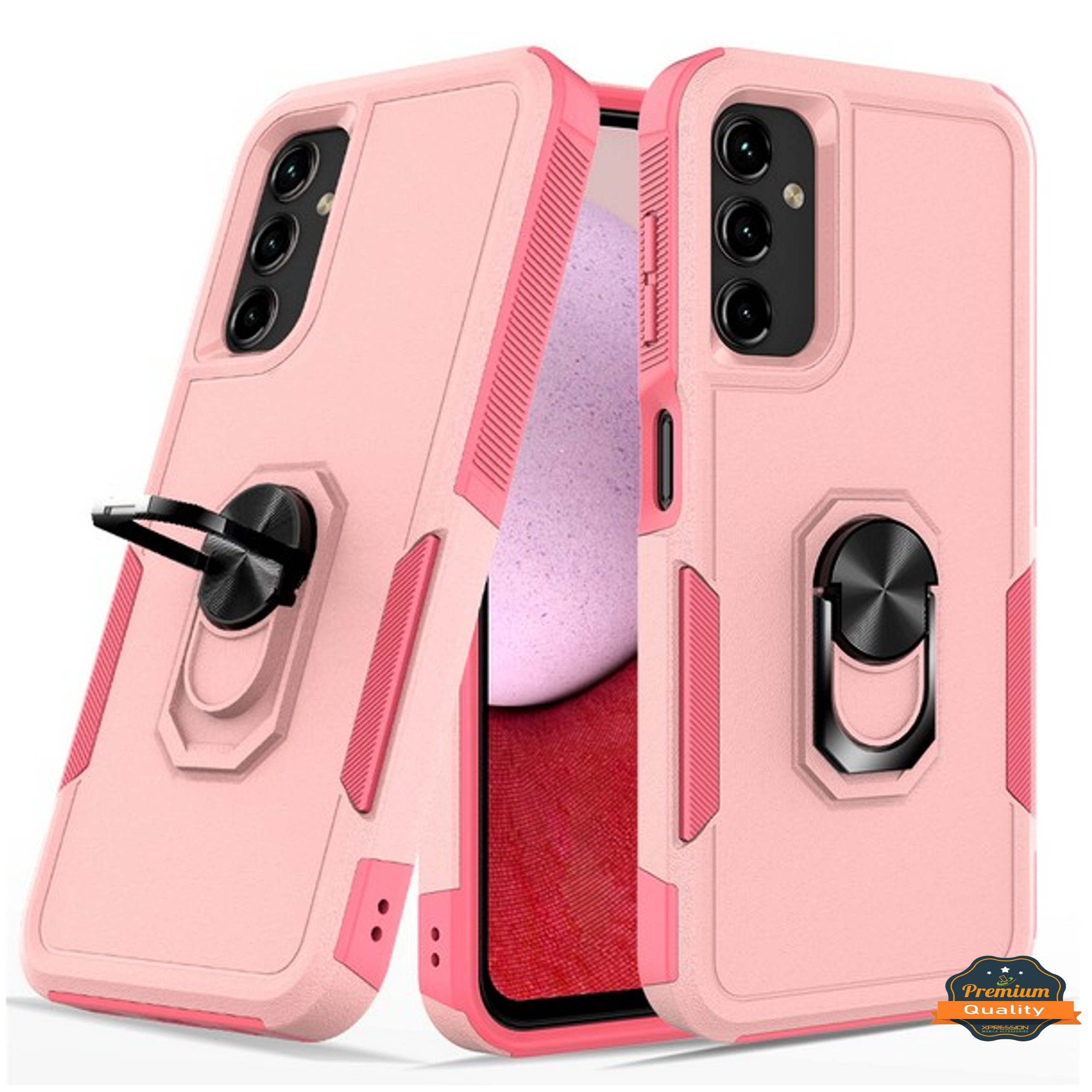 For Samsung Galaxy A15 5G Hybrid Rugged 2in1 Shockproof Ring Stand Case Cover - Picture 47 of 63