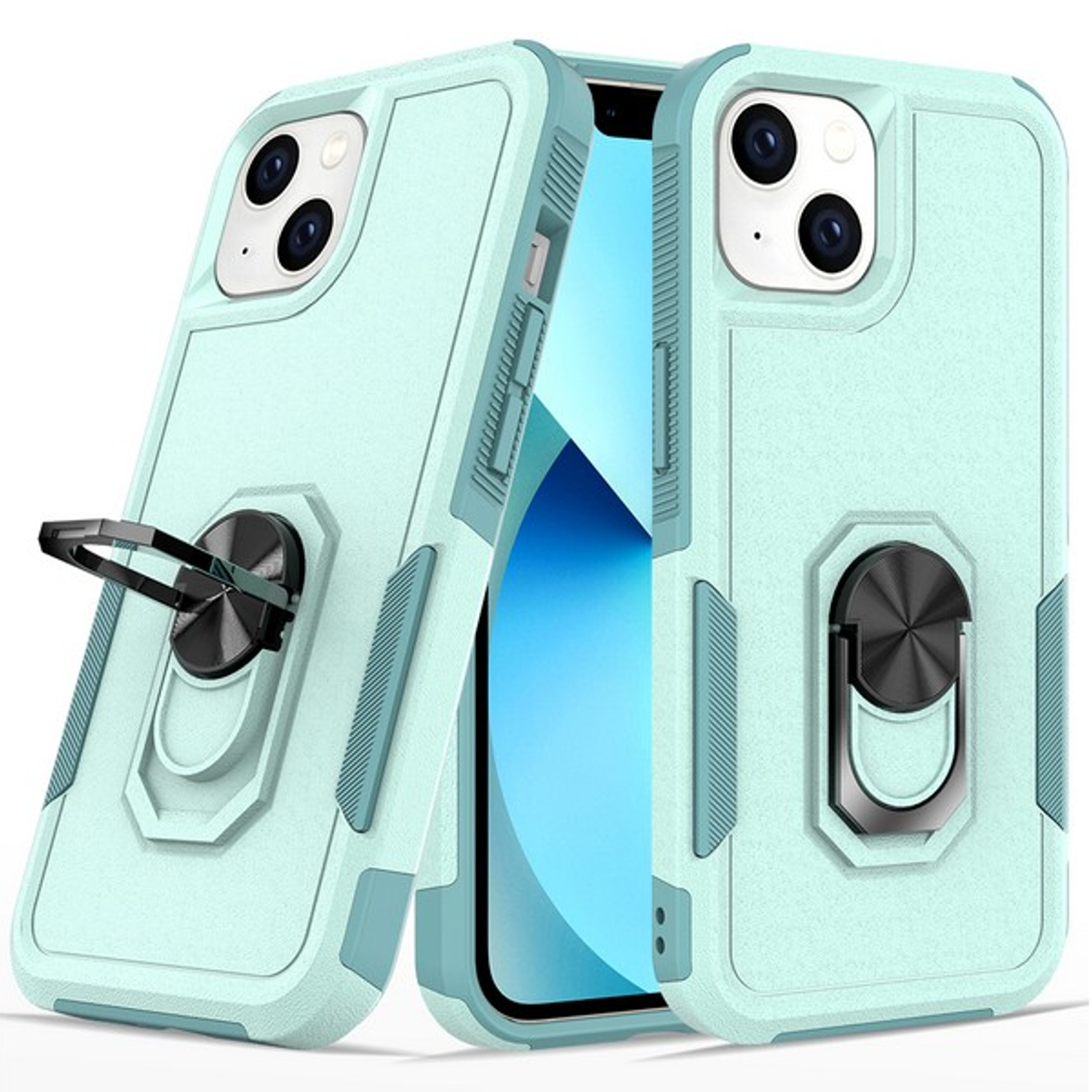 For Samsung Galaxy A15 5G Hybrid Rugged 2in1 Shockproof Ring Stand Case Cover - Picture 57 of 63