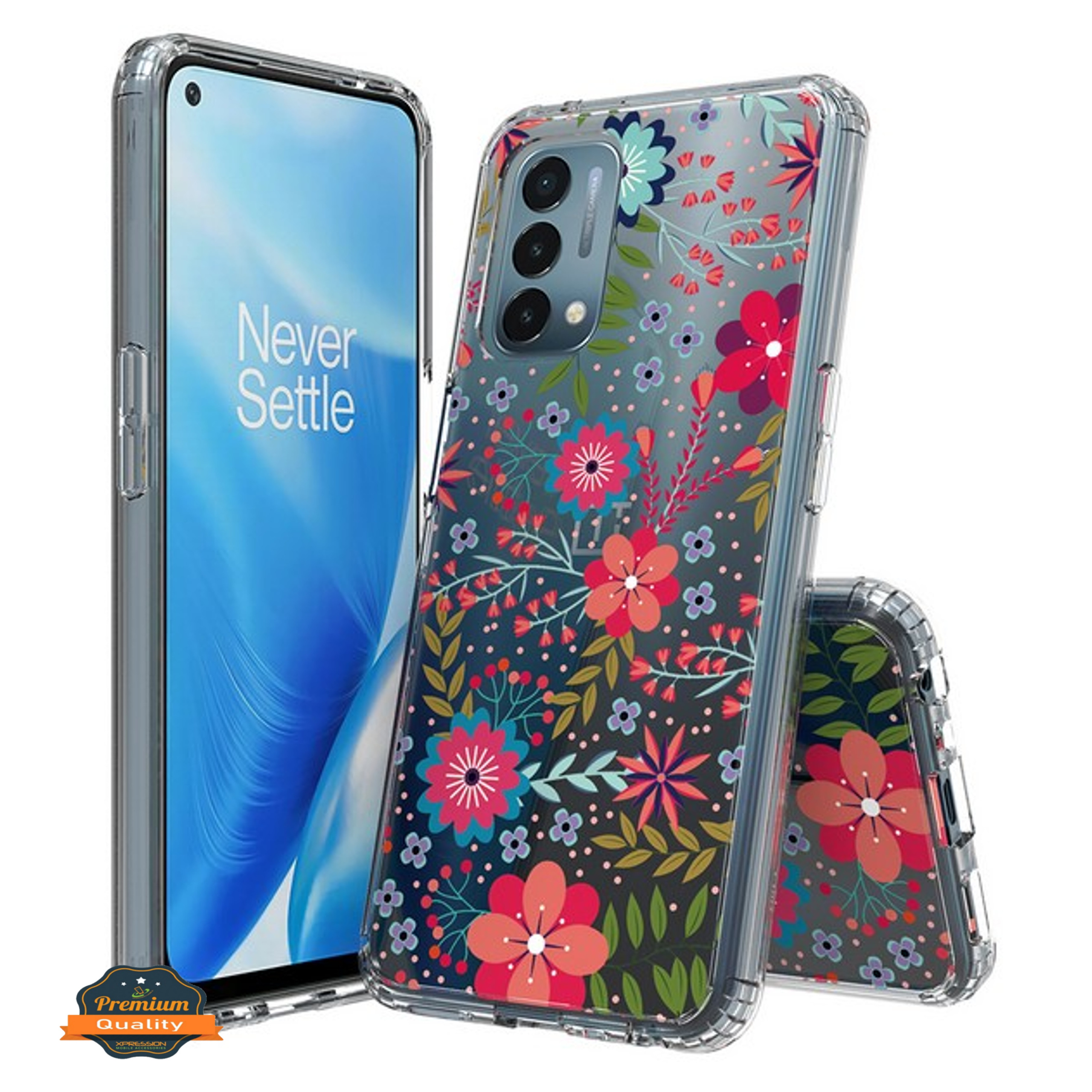 For Samsung Galaxy A36 Floral Design Hybrid TPU Hard PC Case Cover - Picture 12 of 37