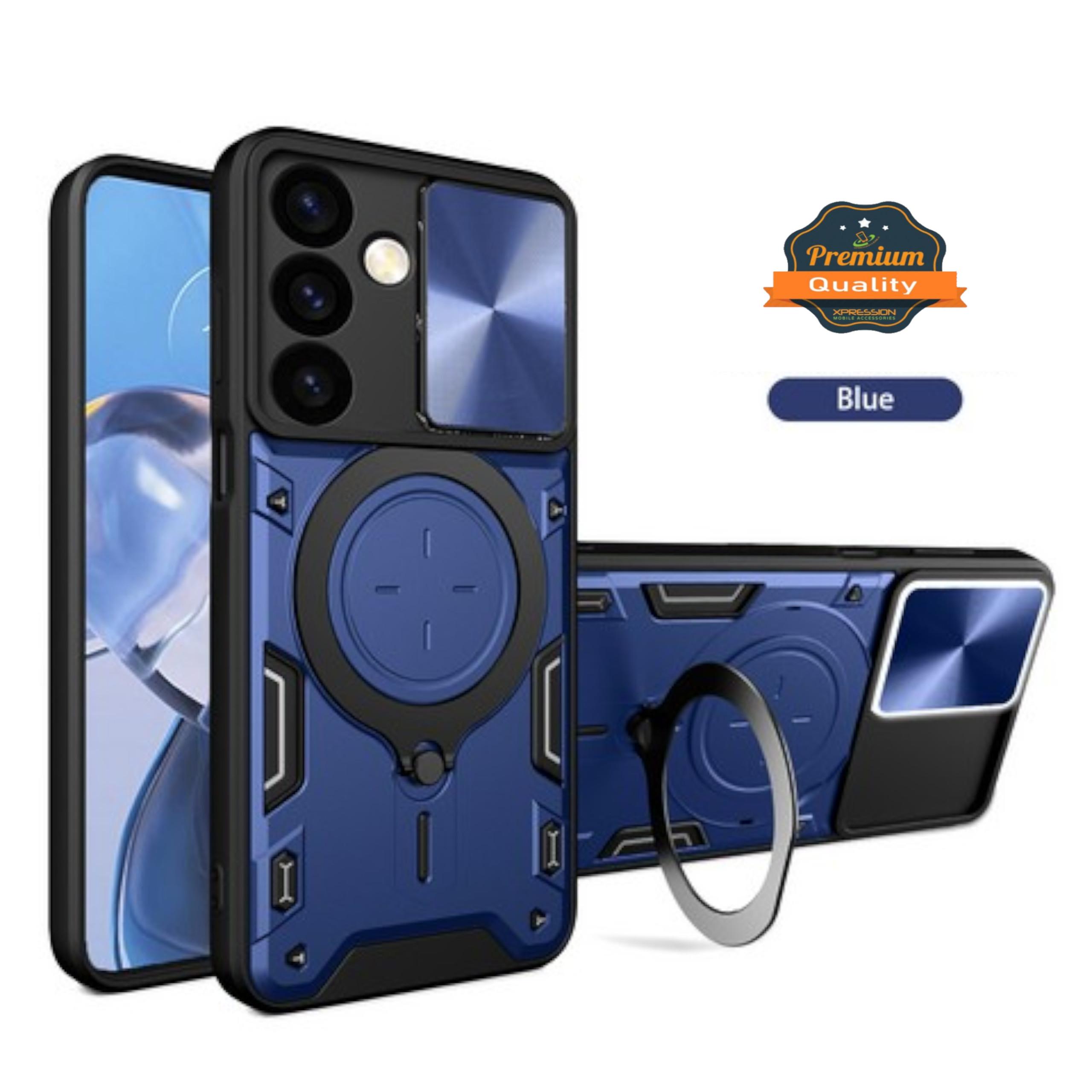 For Samsung Galaxy A36 MagSafe Compatible Ring Stand & Lens Protector Case Cover - Picture 24 of 67