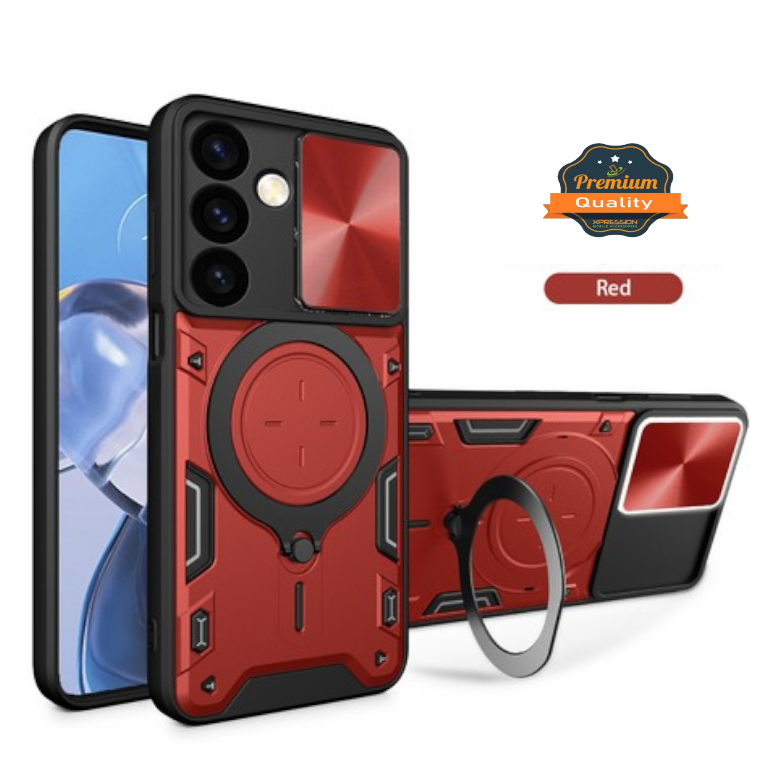 For Samsung Galaxy A36 MagSafe Compatible Ring Stand & Lens Protector Case Cover - Picture 35 of 67