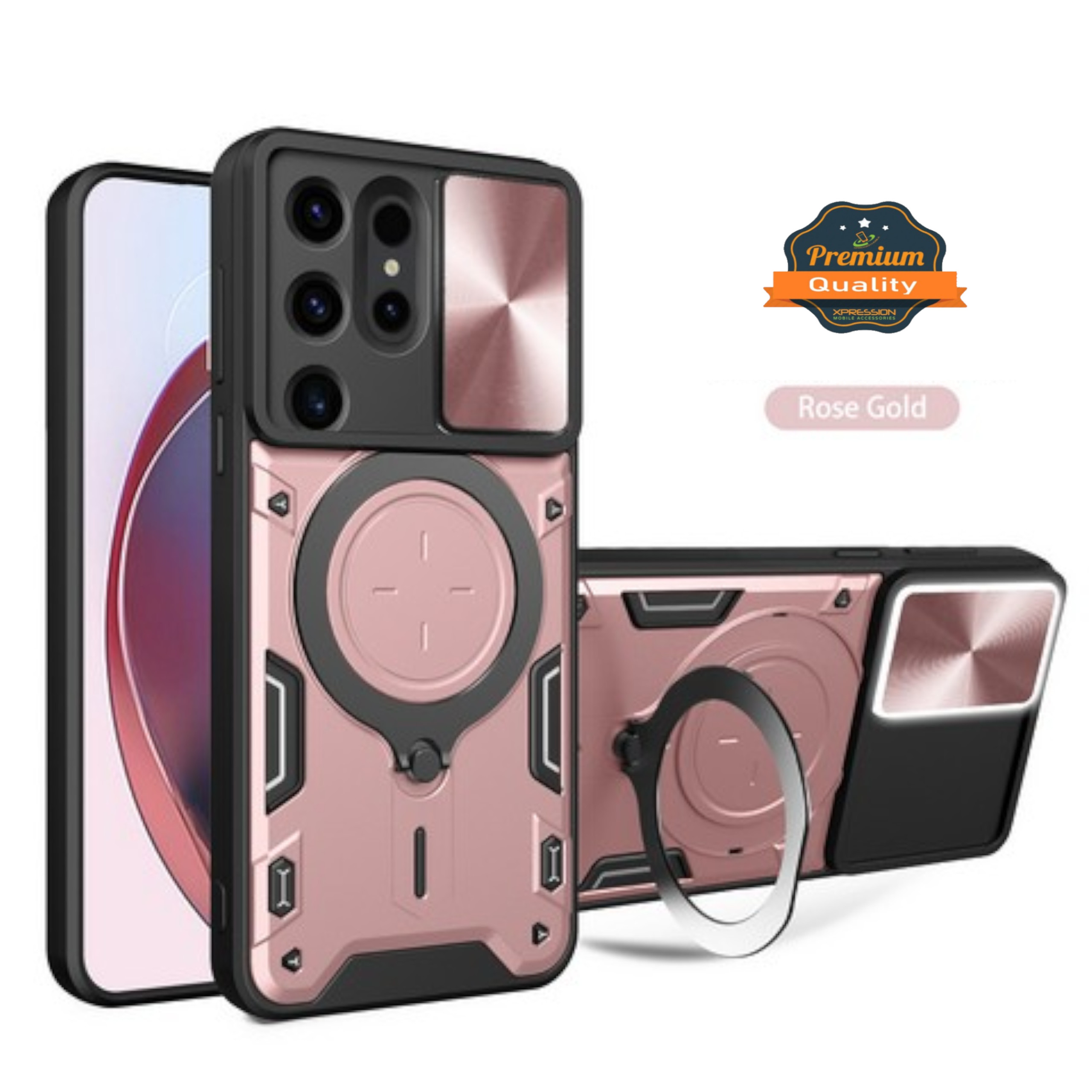 For Samsung Galaxy A36 MagSafe Compatible Ring Stand & Lens Protector Case Cover - Picture 46 of 67