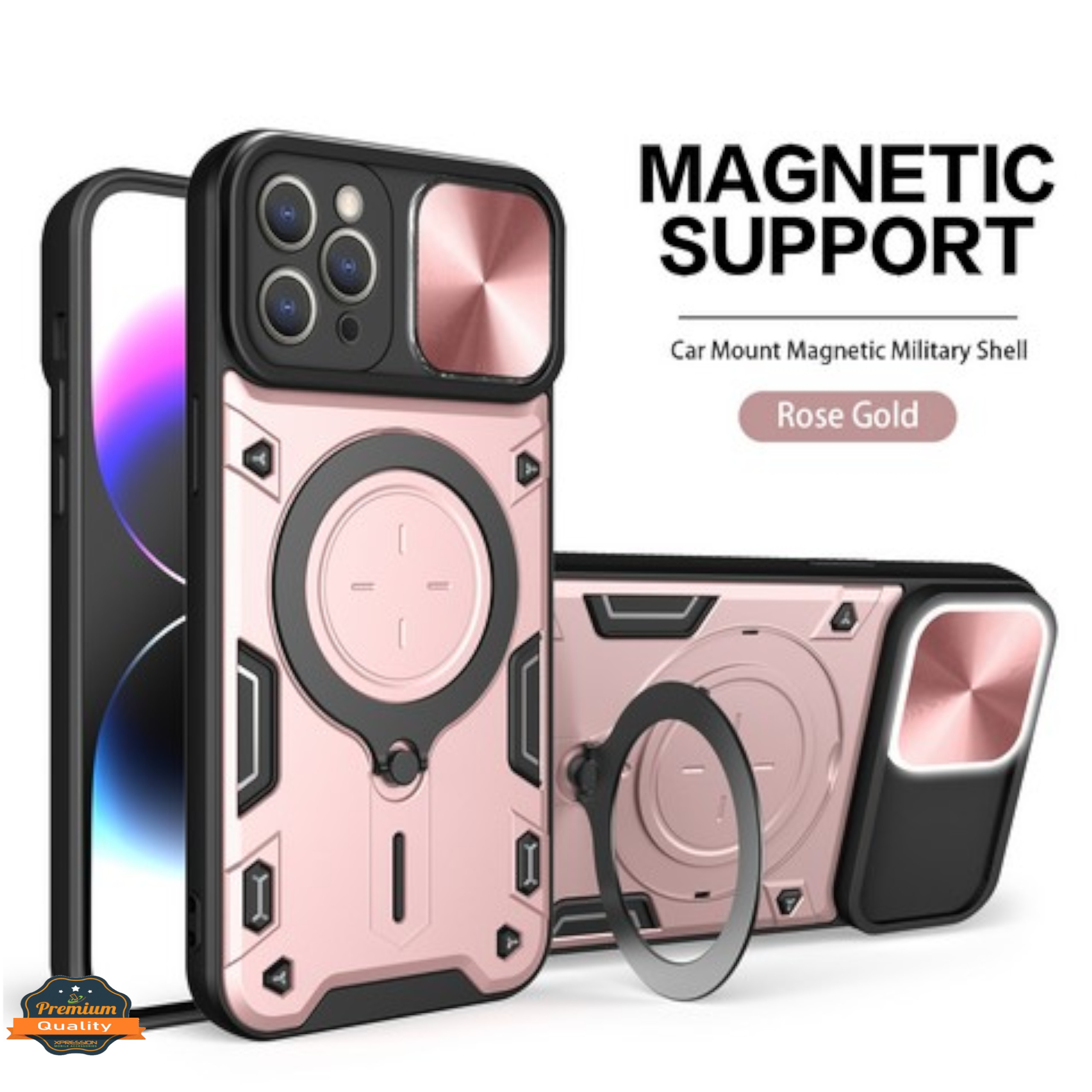 For Samsung Galaxy A36 MagSafe Compatible Ring Stand & Lens Protector Case Cover - Picture 50 of 67