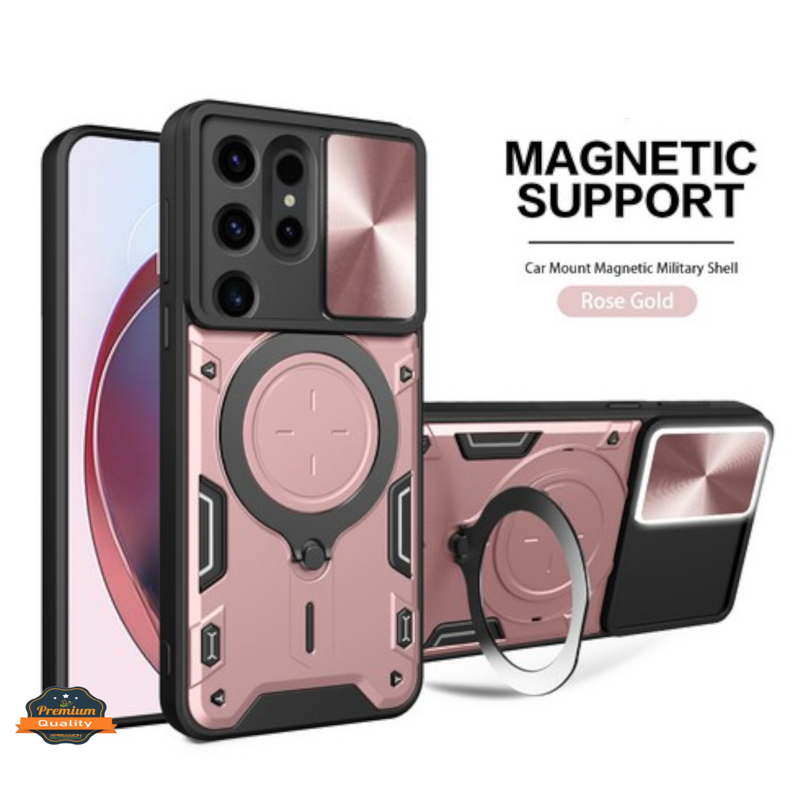 For Samsung Galaxy A36 MagSafe Compatible Ring Stand & Lens Protector Case Cover - Picture 47 of 67