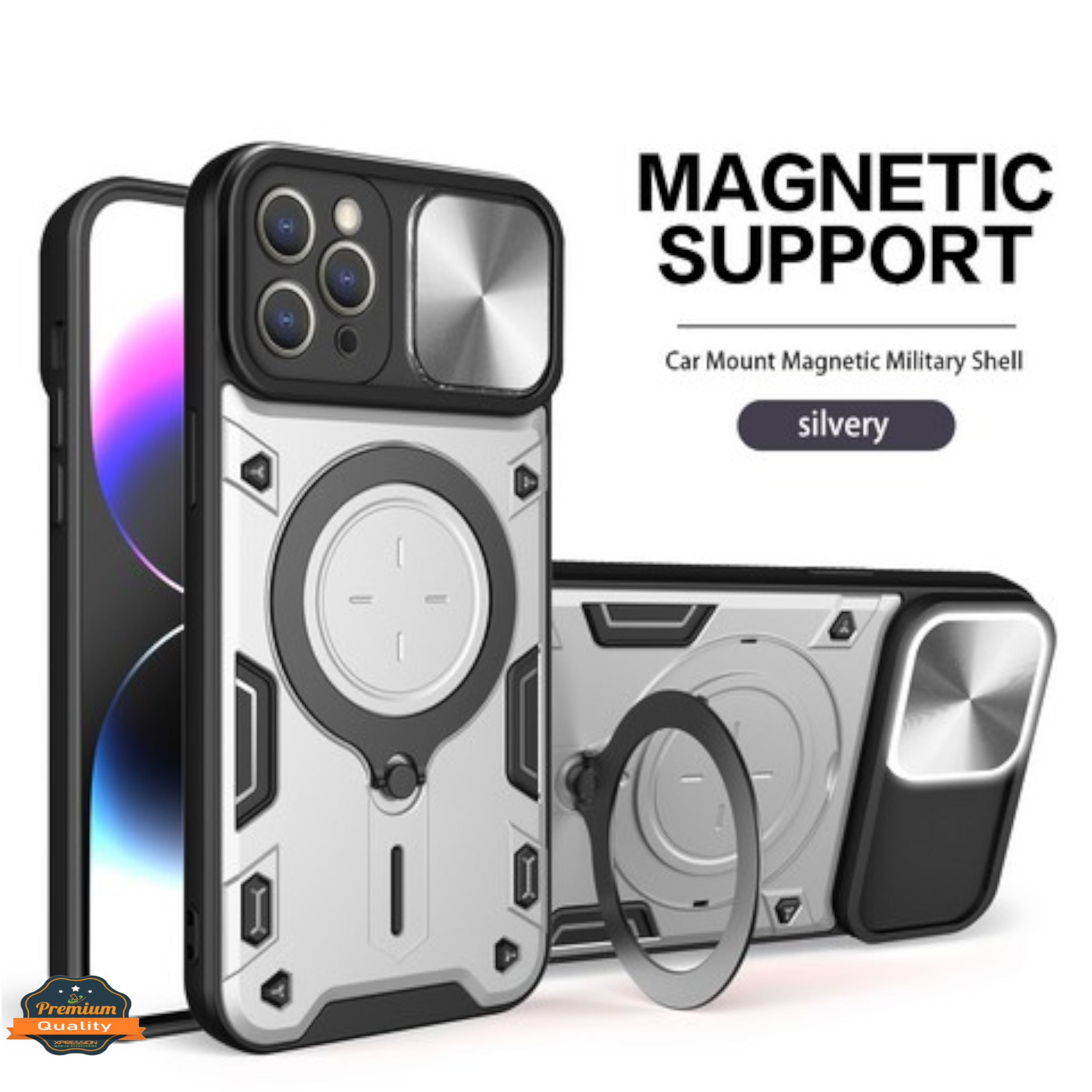 For Samsung Galaxy A36 MagSafe Compatible Ring Stand & Lens Protector Case Cover - Picture 61 of 67
