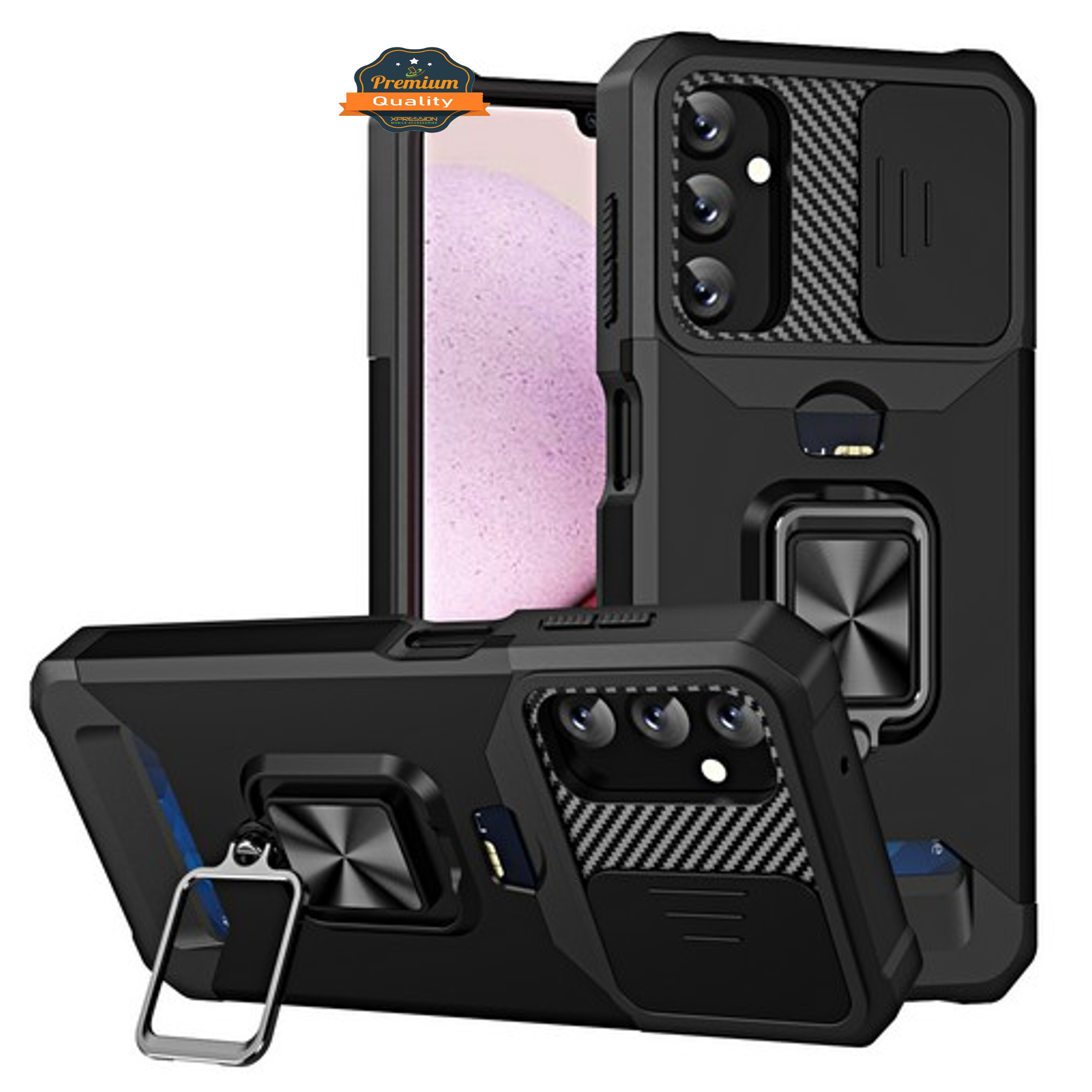 For Samsung Galaxy A54 Wallet Credit Card Case Camera Protector Ring Stand Cover - Picture 12 of 51