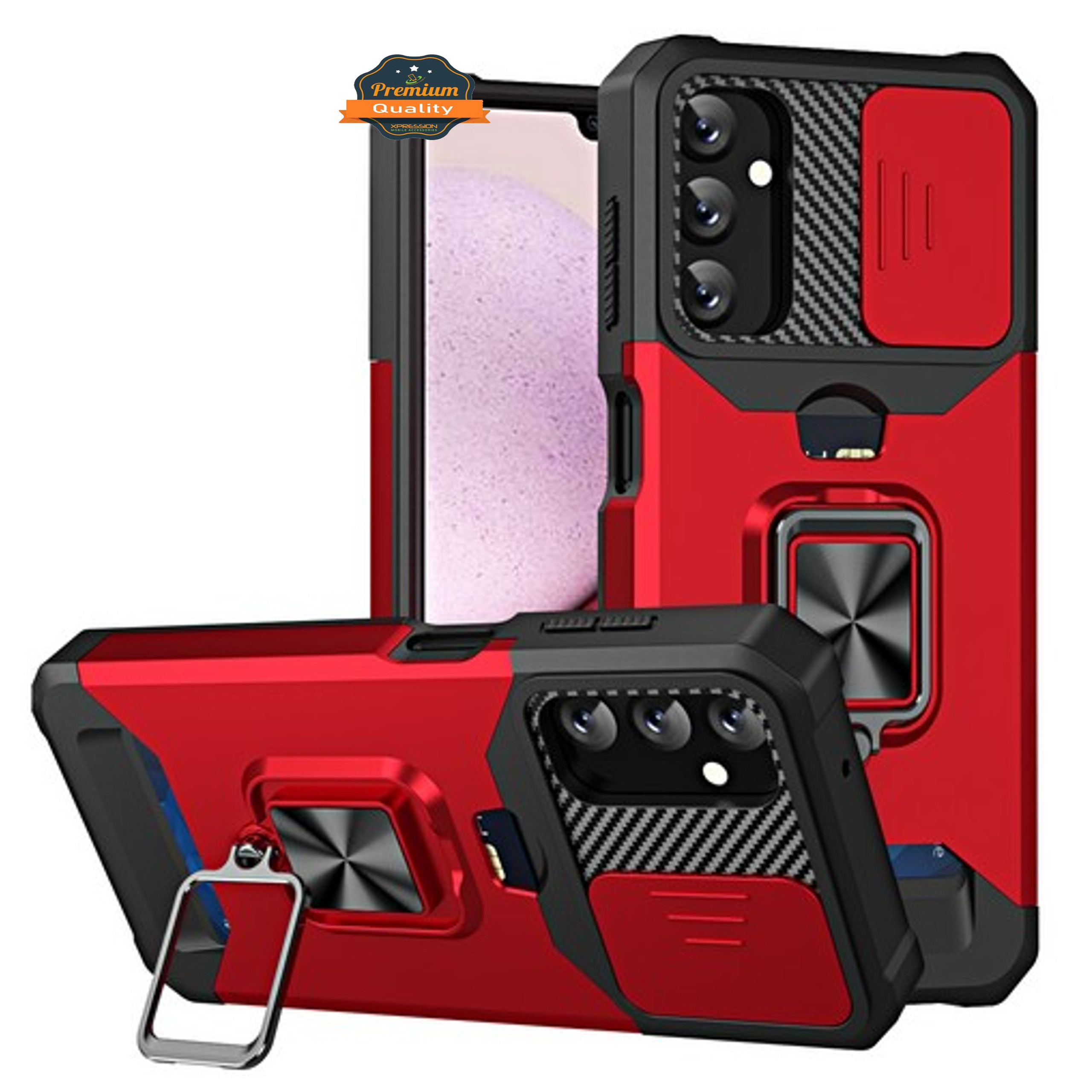 For Samsung Galaxy A54 Wallet Credit Card Case Camera Protector Ring Stand Cover - Picture 32 of 51