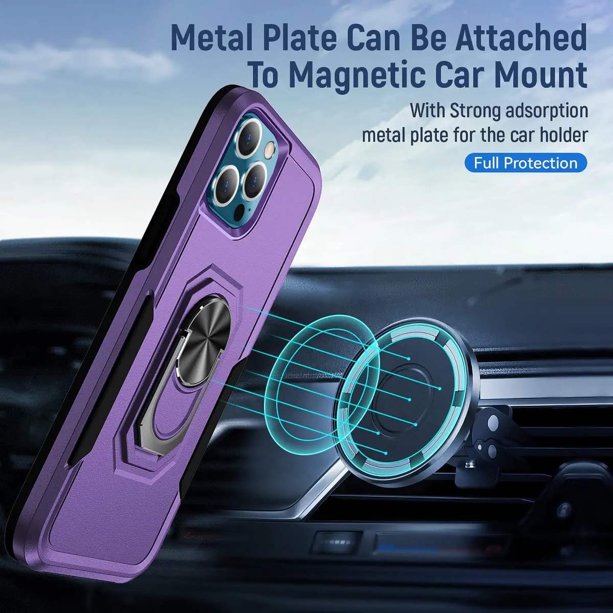 Für Samsung Galaxy A54 5G Hybrid Robust 2in1 Stoßfest Ring Ständer Hülle Cover - Bild 41 von 63