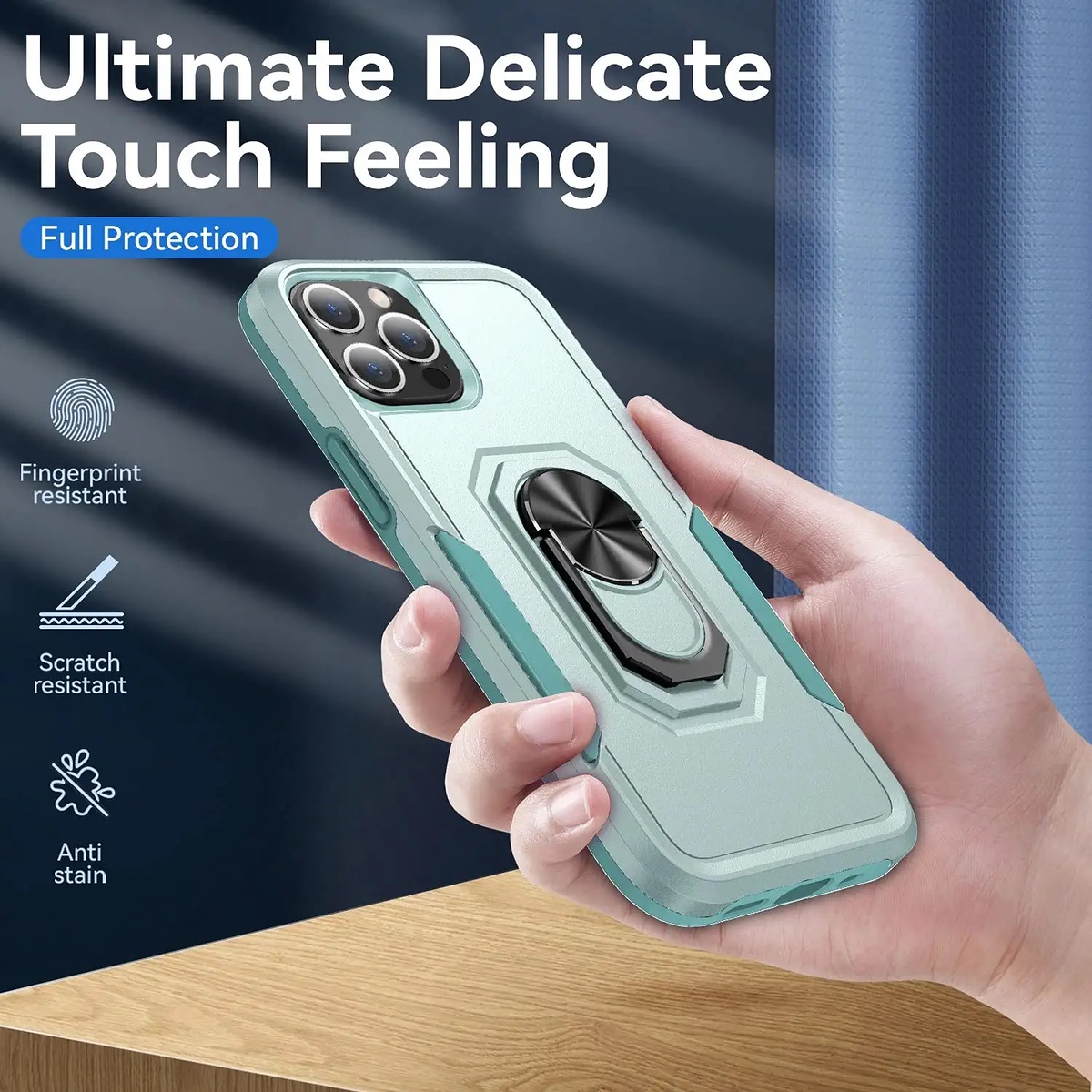 Für Samsung Galaxy A54 5G Hybrid Robust 2in1 Stoßfest Ring Ständer Hülle Cover - Bild 61 von 63