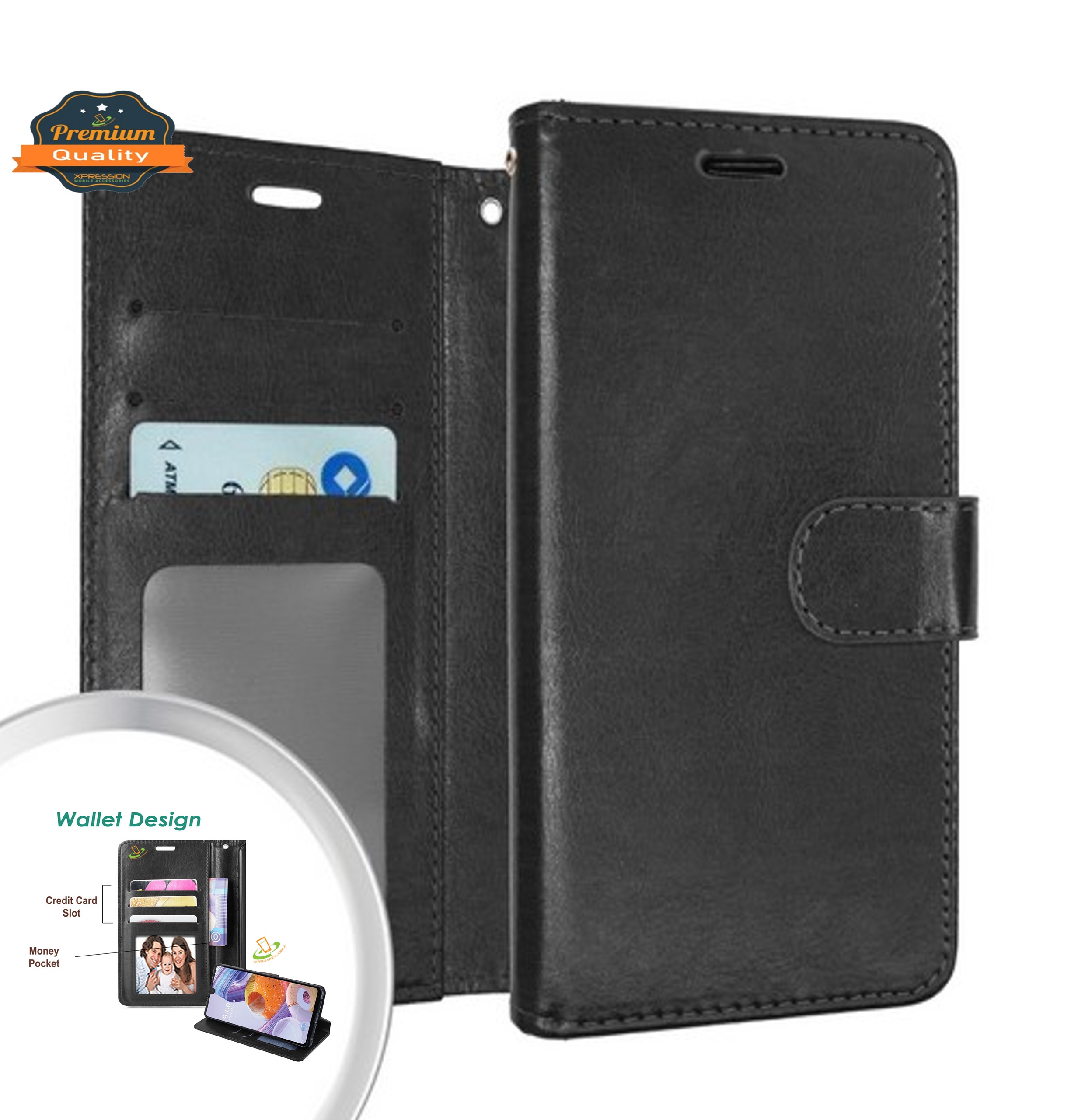 For Samsung Galaxy S22+ Plus Leather Wallet Case with Card Holder Storage Cover - Picture 12 of 46