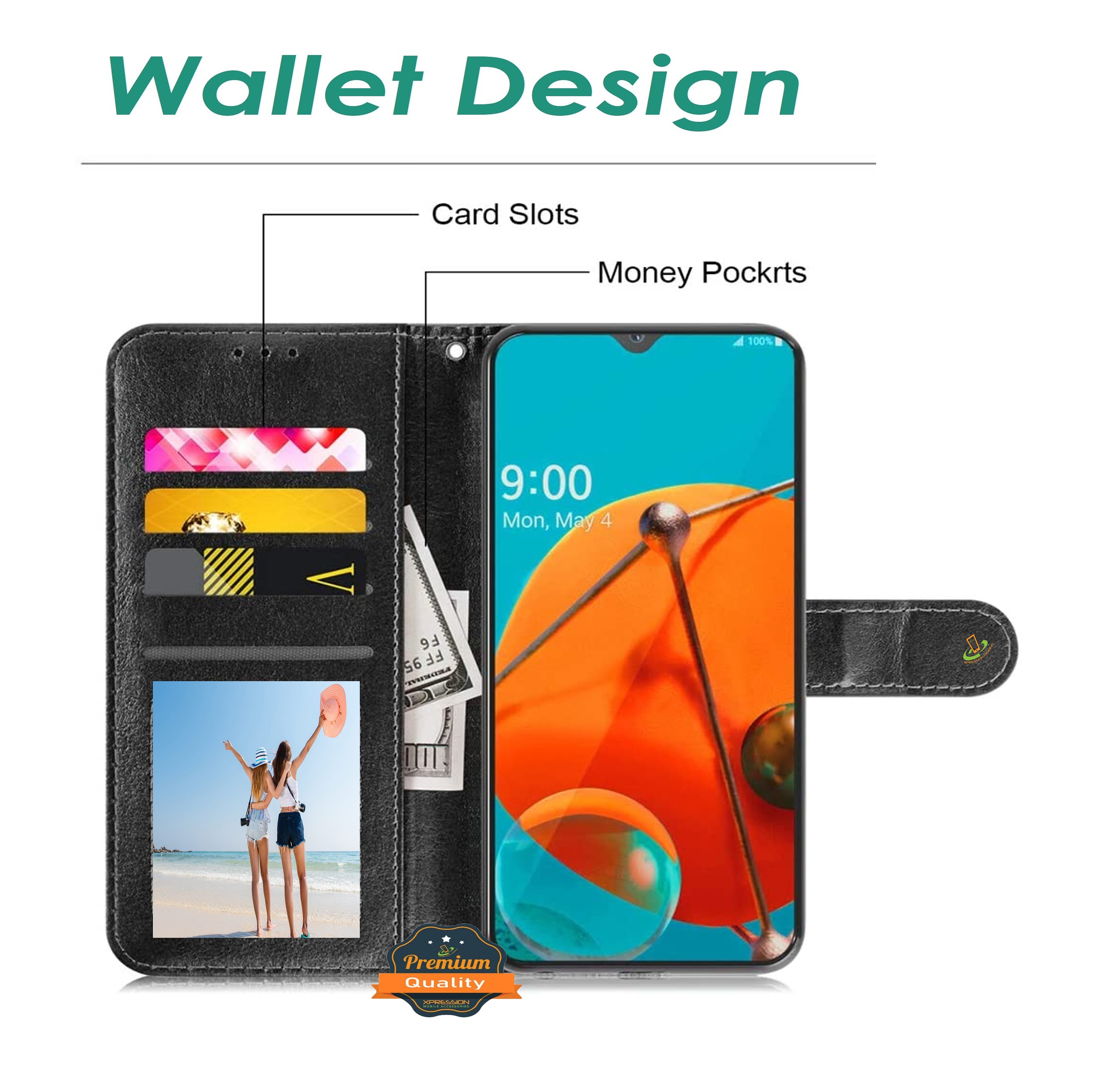 For Samsung Galaxy S22+ Plus Leather Wallet Case with Card Holder Storage Cover - Picture 19 of 46