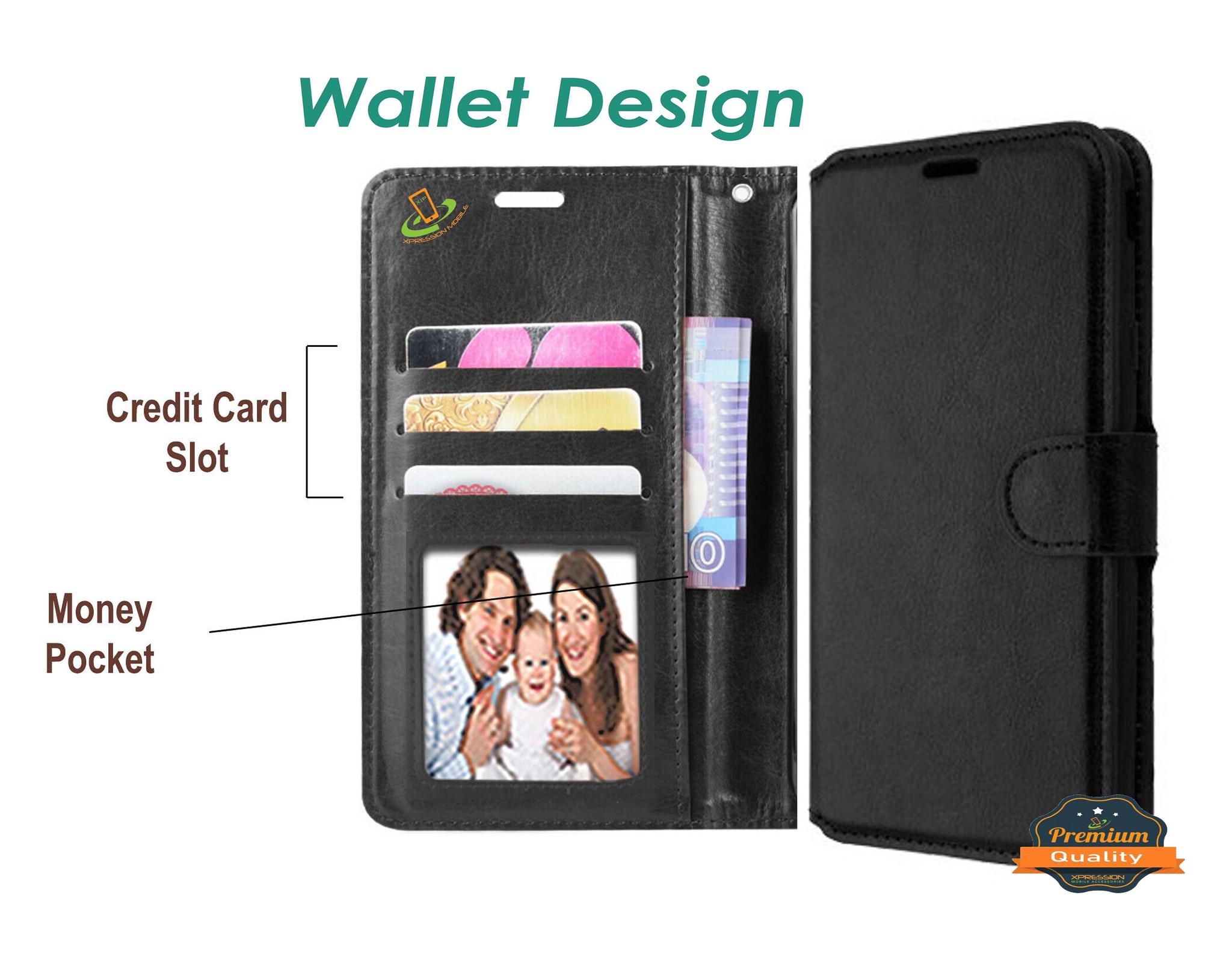For Samsung Galaxy S22+ Plus Leather Wallet Case with Card Holder Storage Cover - Picture 11 of 46