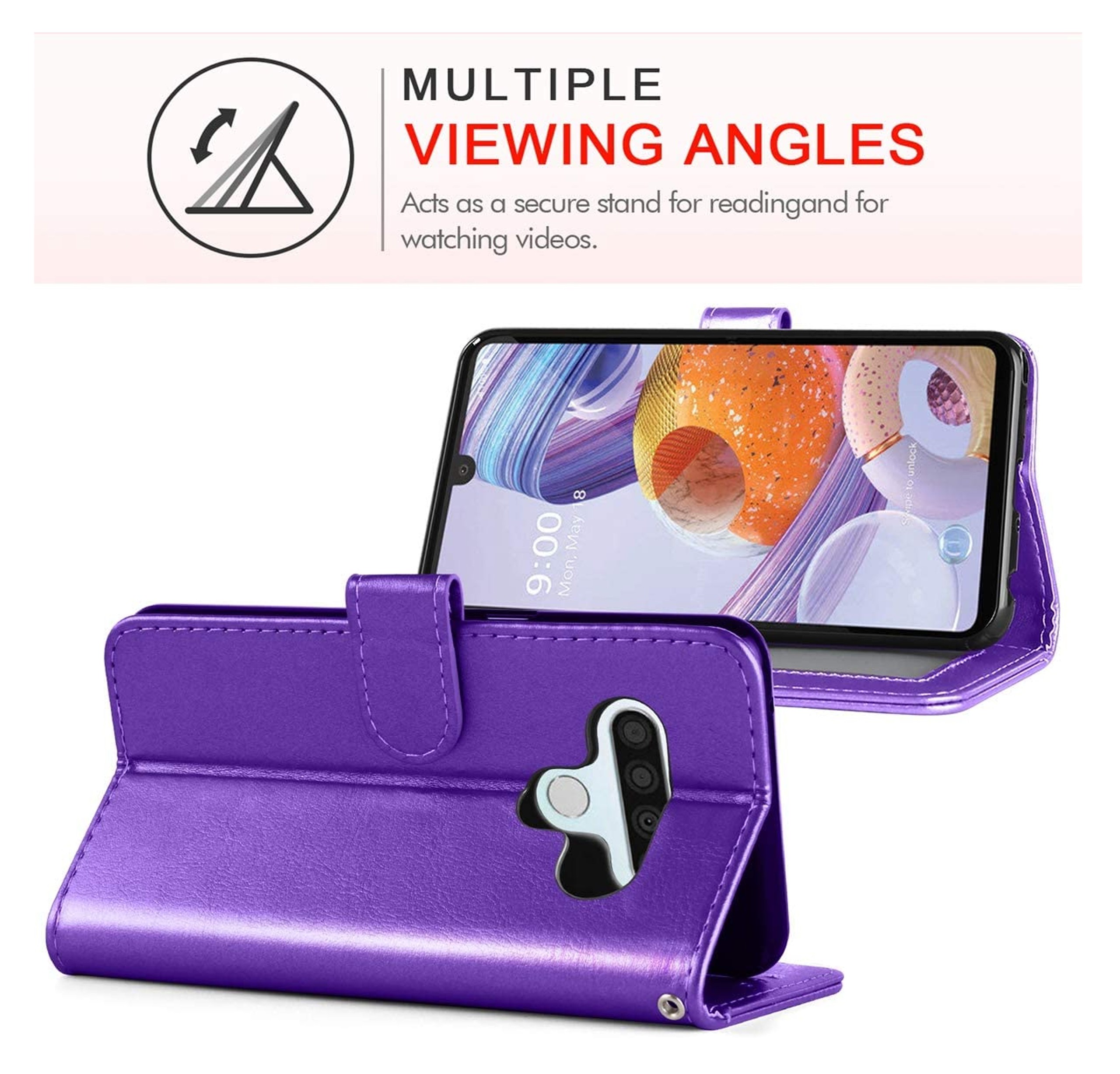 For Samsung Galaxy S22+ Plus Leather Wallet Case with Card Holder Storage Cover - Picture 25 of 46