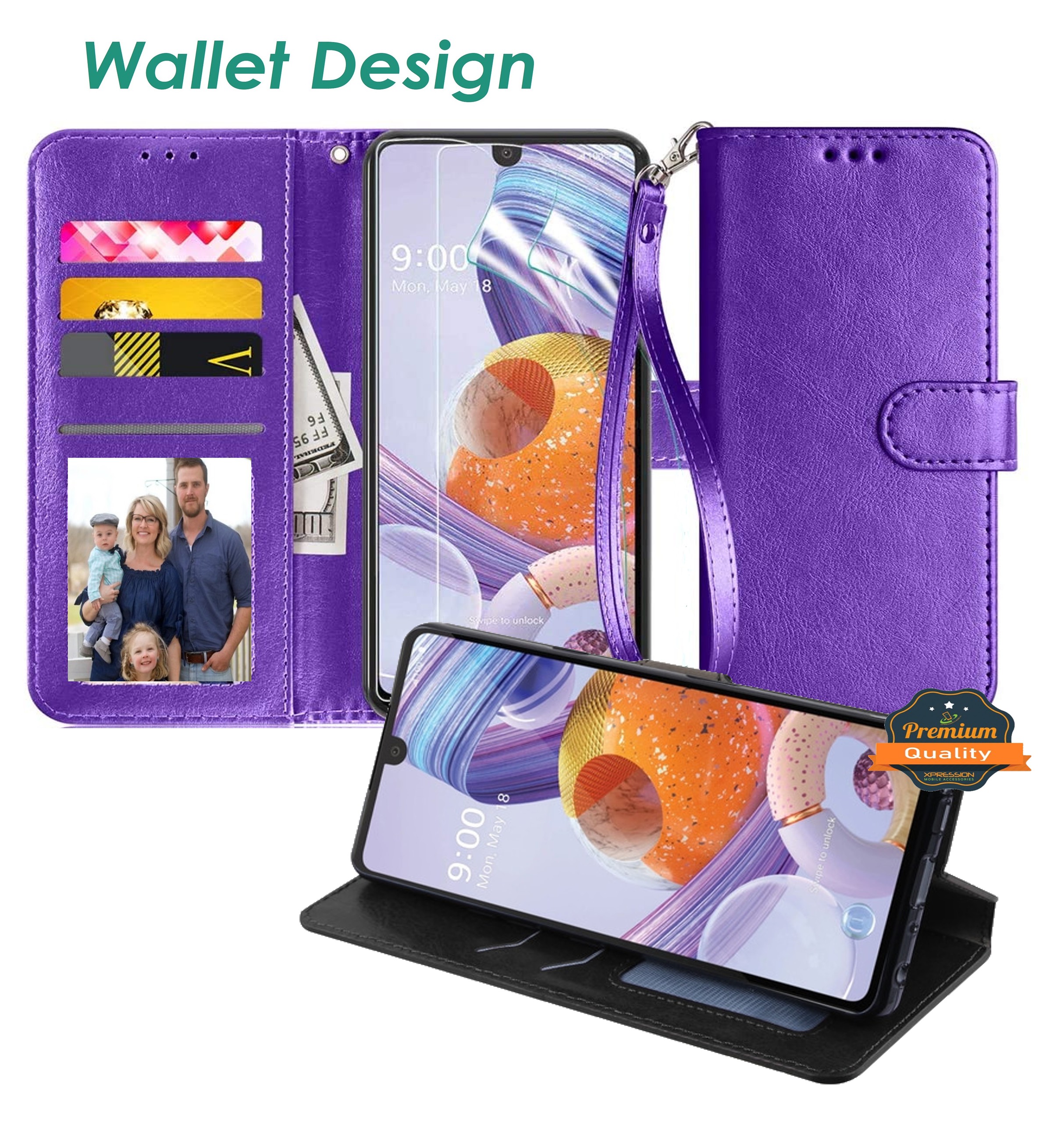 For Samsung Galaxy S22+ Plus Leather Wallet Case with Card Holder Storage Cover - Picture 20 of 46