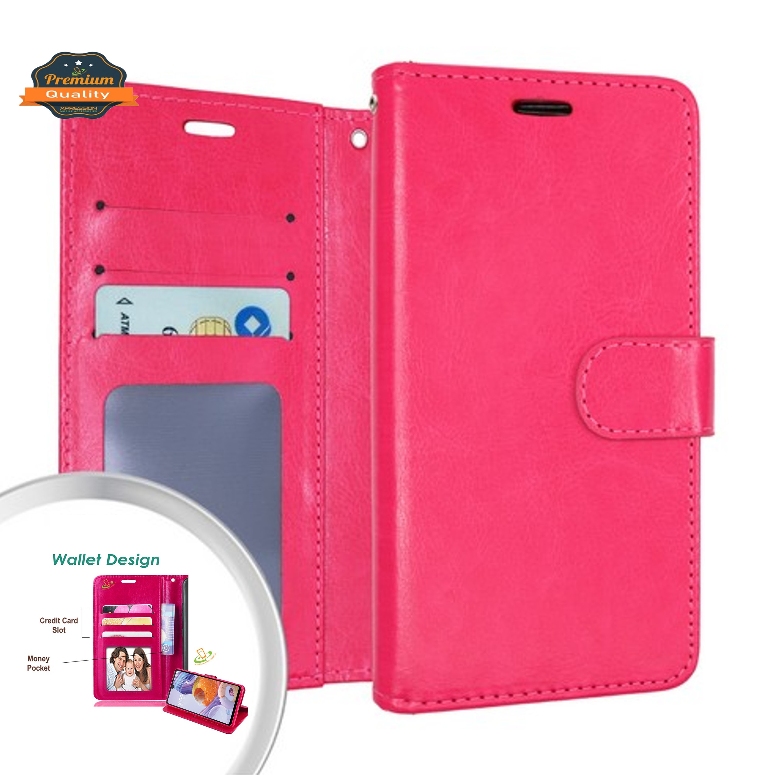 For Samsung Galaxy S22+ Plus Leather Wallet Case with Card Holder Storage Cover - Picture 30 of 46