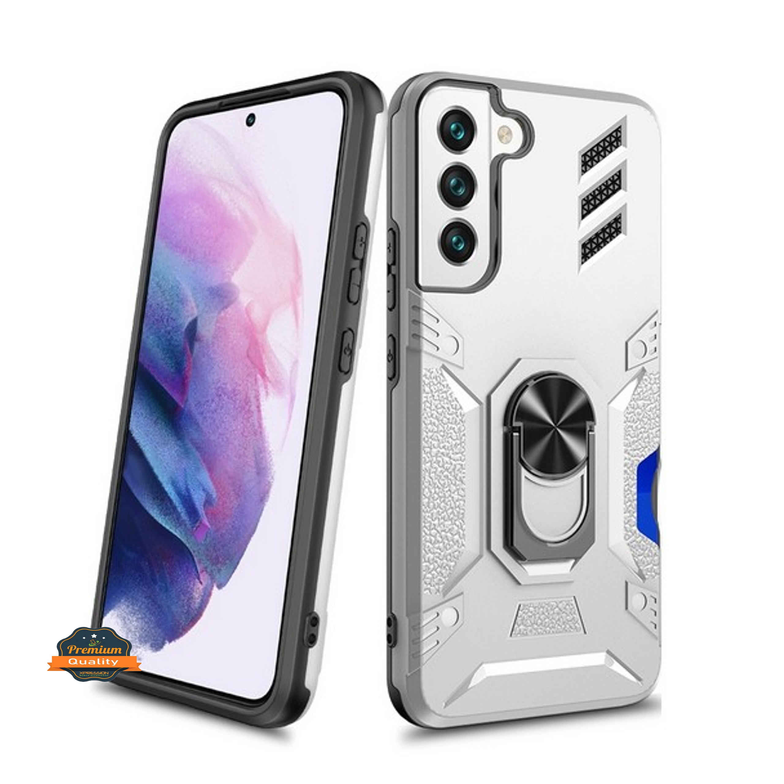 For Samsung Galaxy S22 Ultra Invisible Wallet Card Holder Ring Stand Case Cover - Picture 33 of 37