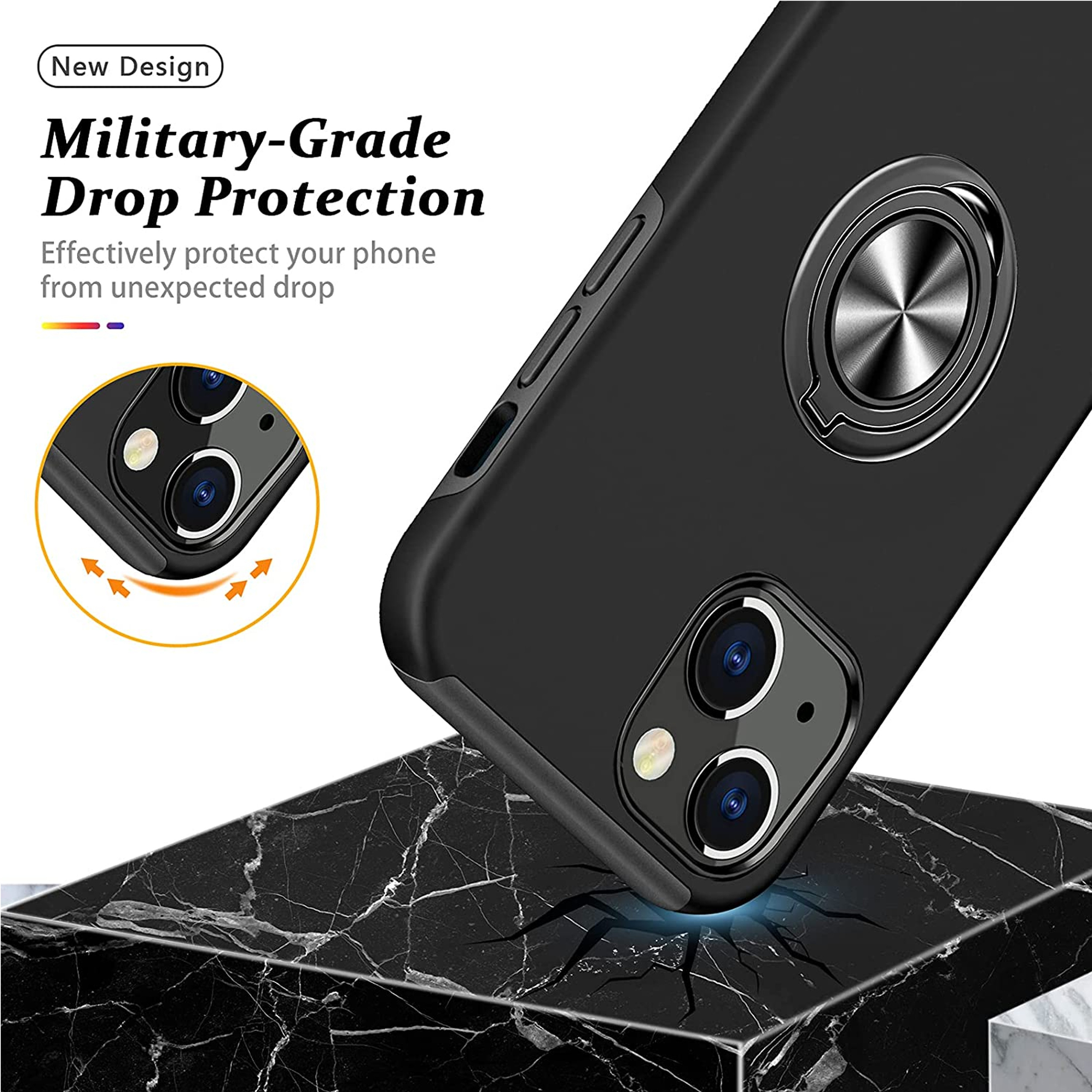 For Samsung Galaxy S25 /S24 Hybrid 360° Ring Stand PC Military Grade Case Cover - Imagen 18 de 54