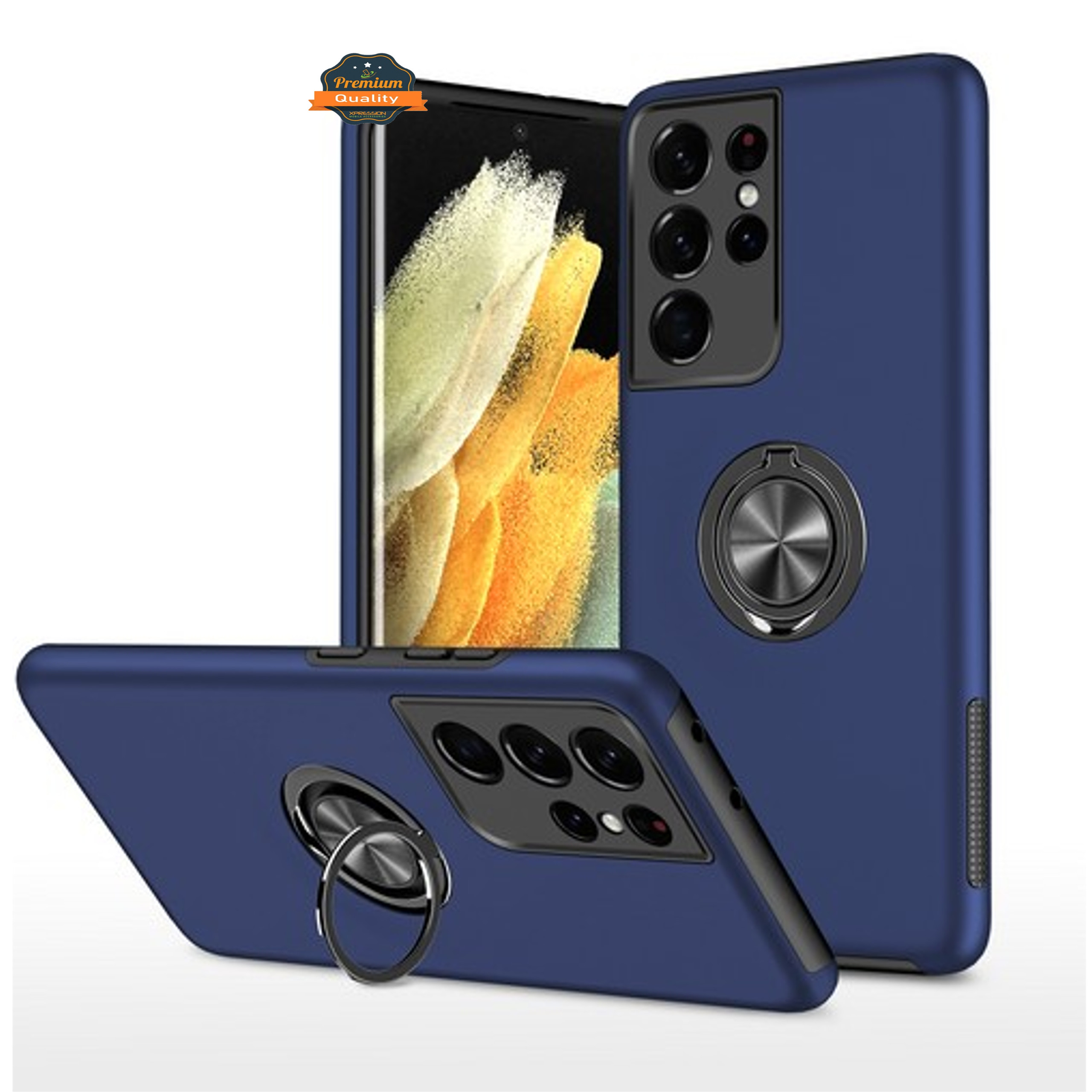 For Samsung Galaxy S25 /S24 Hybrid 360° Ring Stand PC Military Grade Case Cover - Imagen 19 de 54