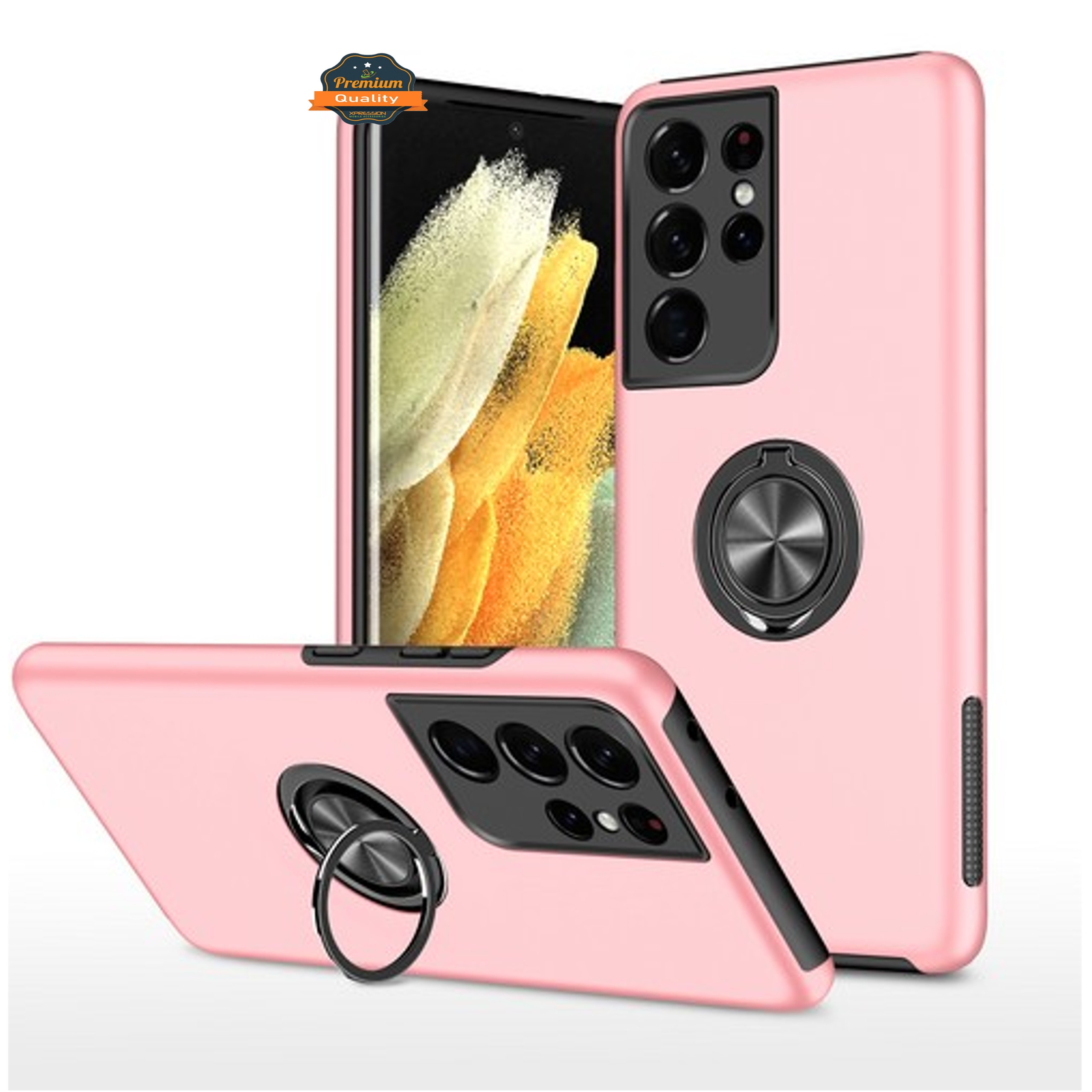 For Samsung Galaxy S25 /S24 Hybrid 360° Ring Stand PC Military Grade Case Cover - Imagen 46 de 54