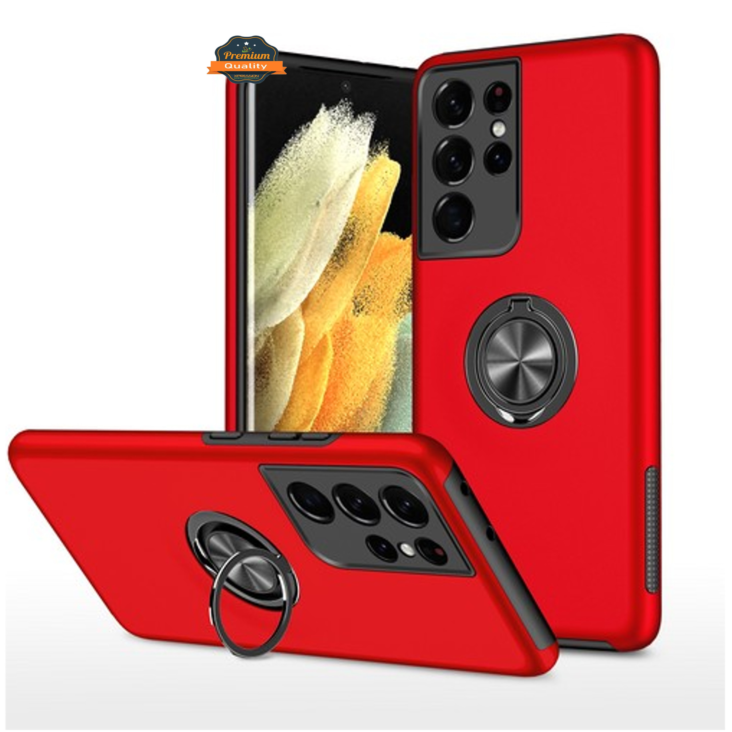 For Samsung Galaxy S25 /S24 Hybrid 360° Ring Stand PC Military Grade Case Cover - Imagen 28 de 54