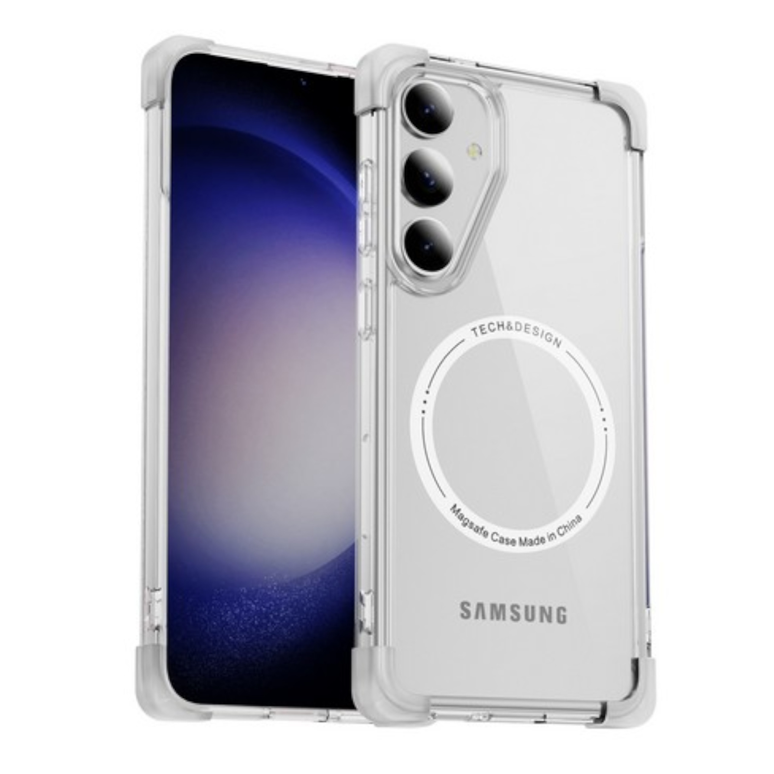 Für Samsung Galaxy S25+ Plus S24+ Hybrid Corner MagSafe Kompatibel Case Hülle - Bild 10 von 43