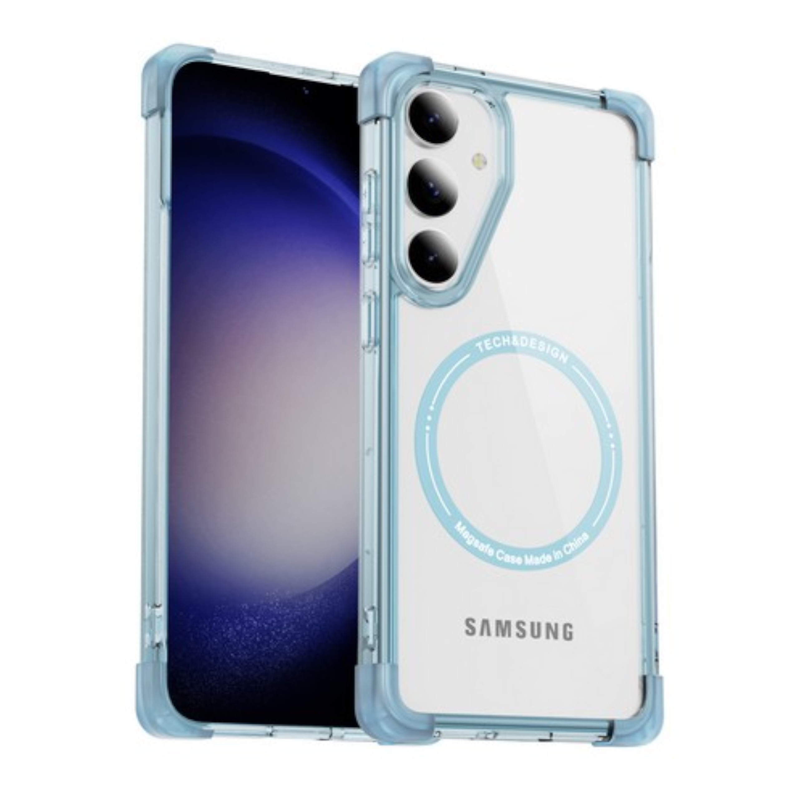 Für Samsung Galaxy S25+ Plus S24+ Hybrid Corner MagSafe Kompatibel Case Hülle - Bild 24 von 43