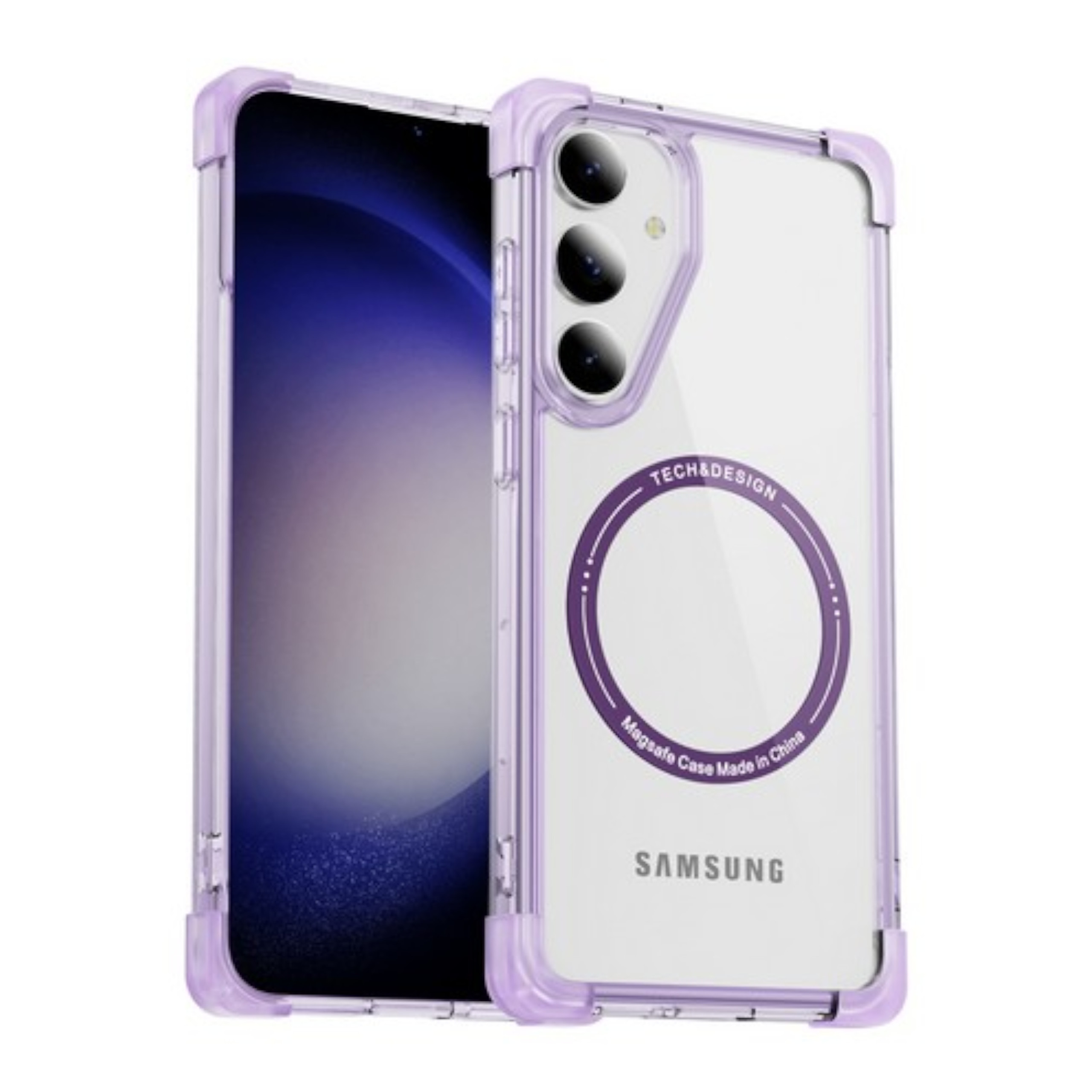 Für Samsung Galaxy S25+ Plus S24+ Hybrid Corner MagSafe Kompatibel Case Hülle - Bild 31 von 43