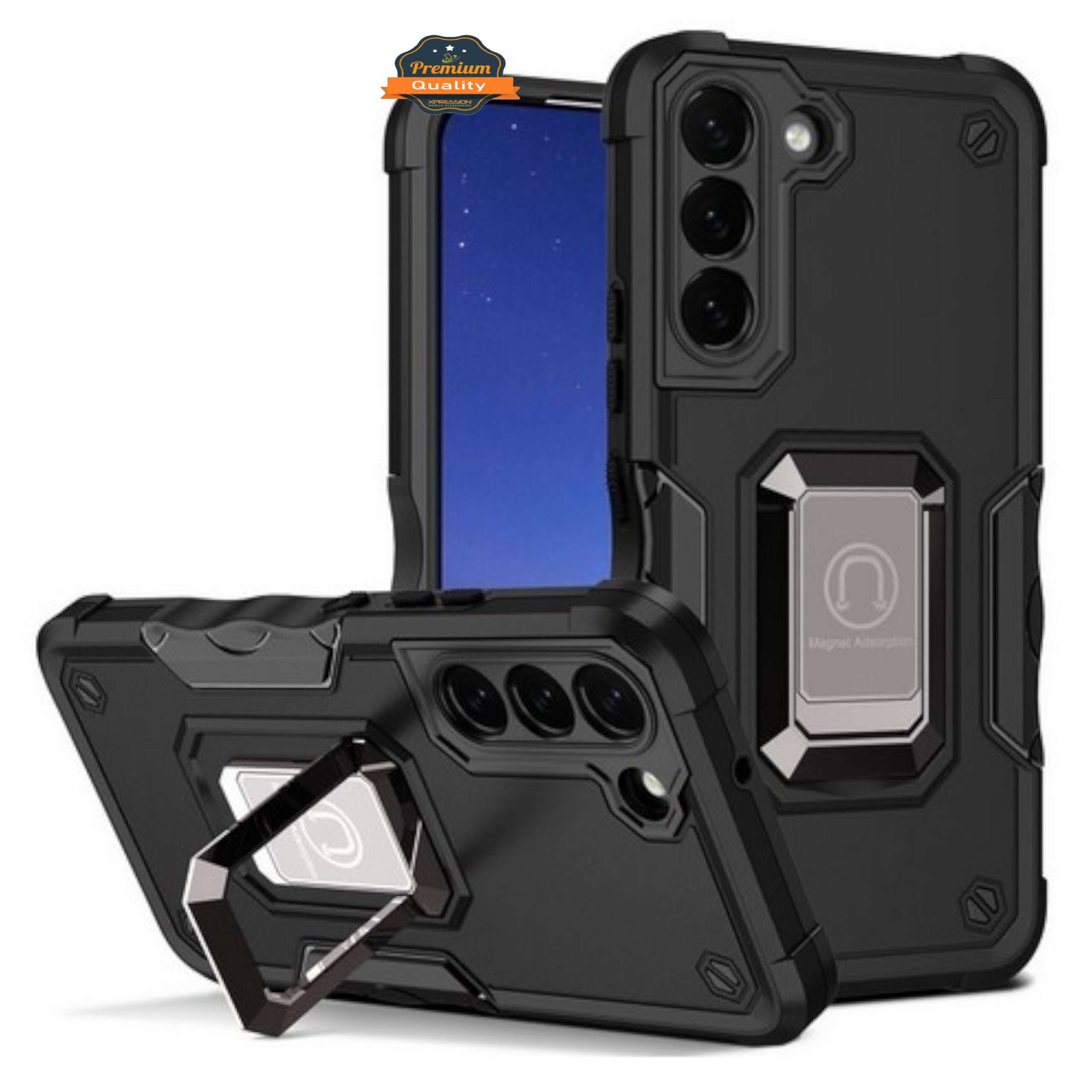 For Samsung Galaxy S25+ Plus S24+ Rugged Shockproof w/ Magnetic Stand Case Cover - Picture 12 of 55