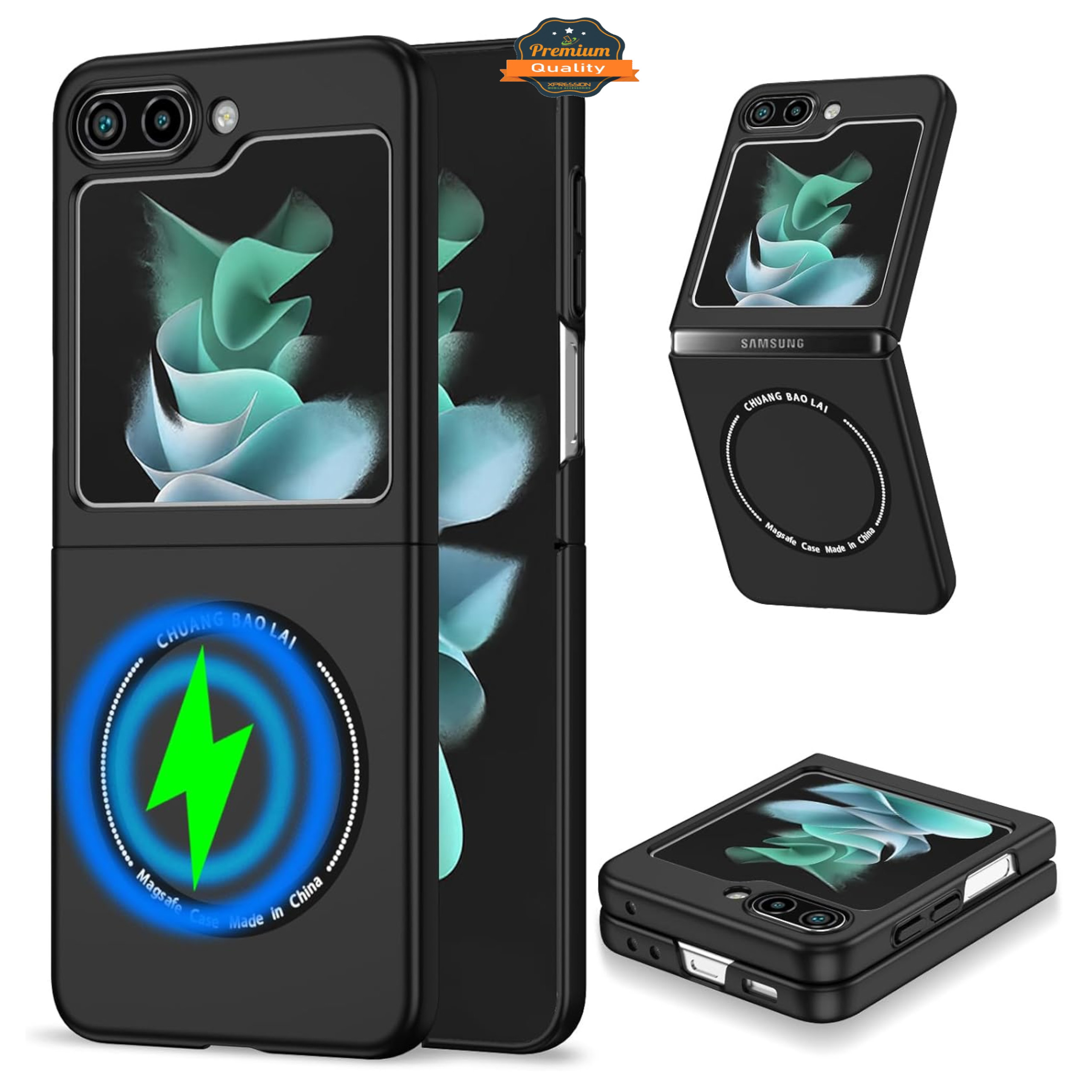 For Samsung Galaxy Z Flip 5 5G Compatible with MagSafe Matte Skin TPU Case Cover - Picture 11 of 64
