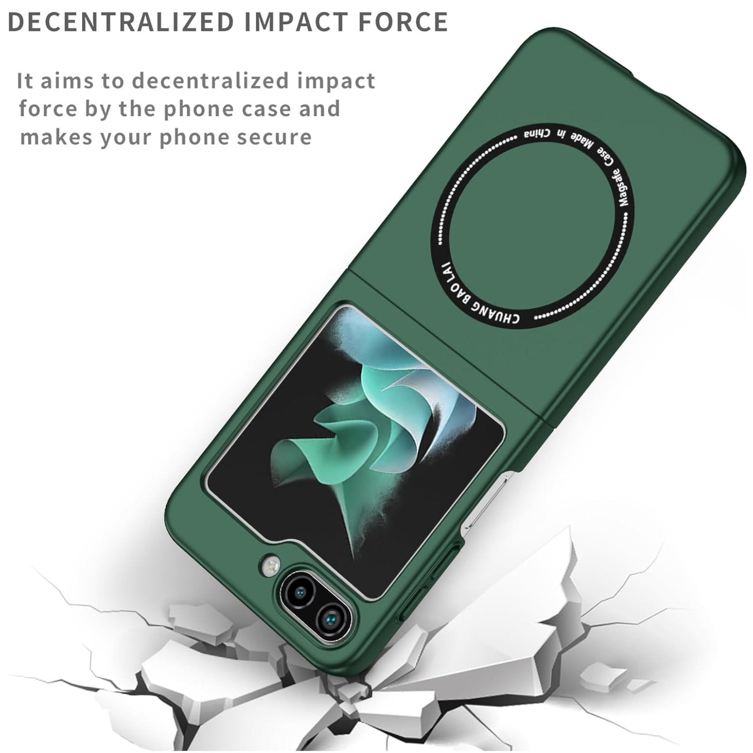 For Samsung Galaxy Z Flip 5 5G Compatible with MagSafe Matte Skin TPU Case Cover - Picture 32 of 64