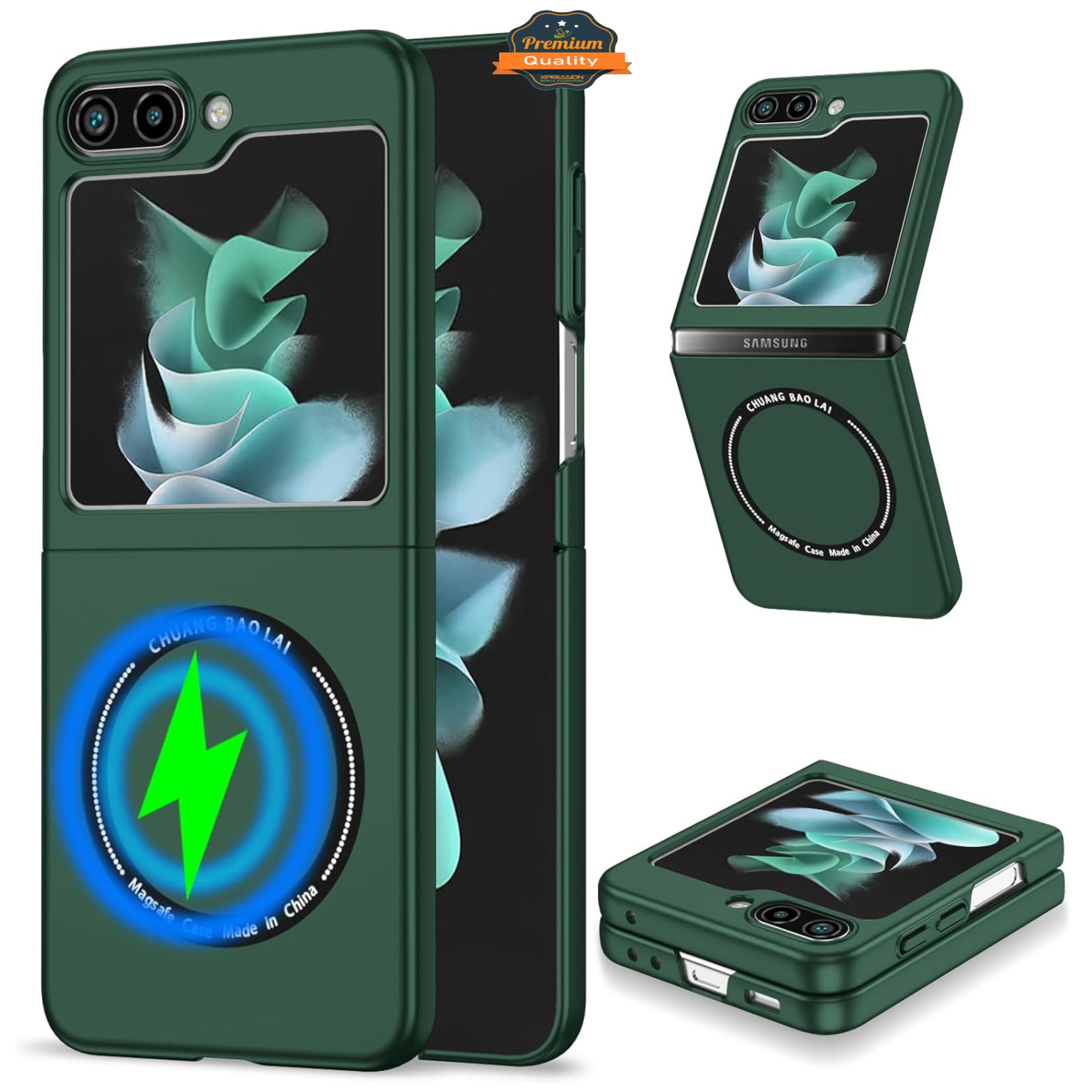 For Samsung Galaxy Z Flip 5 5G Compatible with MagSafe Matte Skin TPU Case Cover - Picture 29 of 64