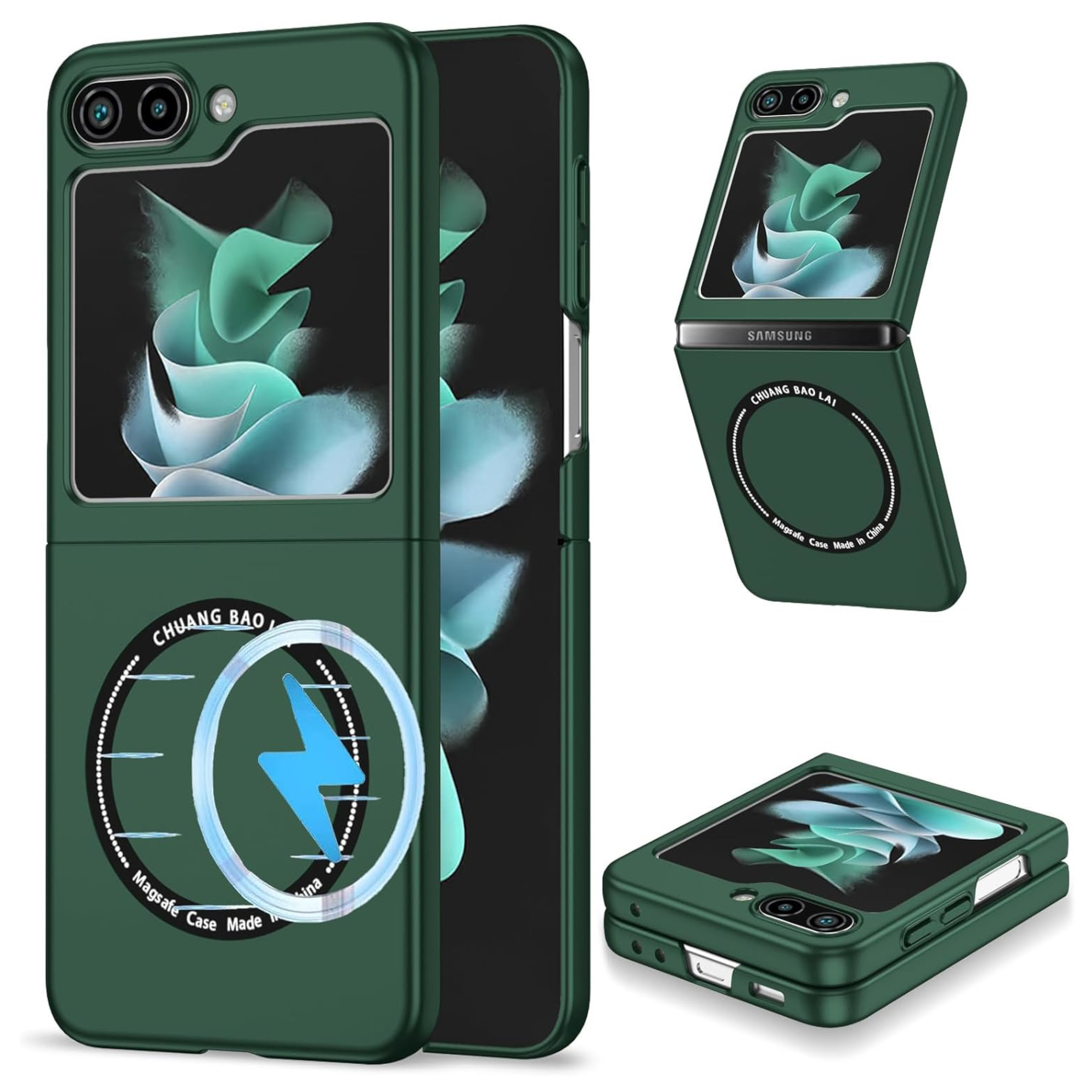 For Samsung Galaxy Z Flip 5 5G Compatible with MagSafe Matte Skin TPU Case Cover - Picture 31 of 64