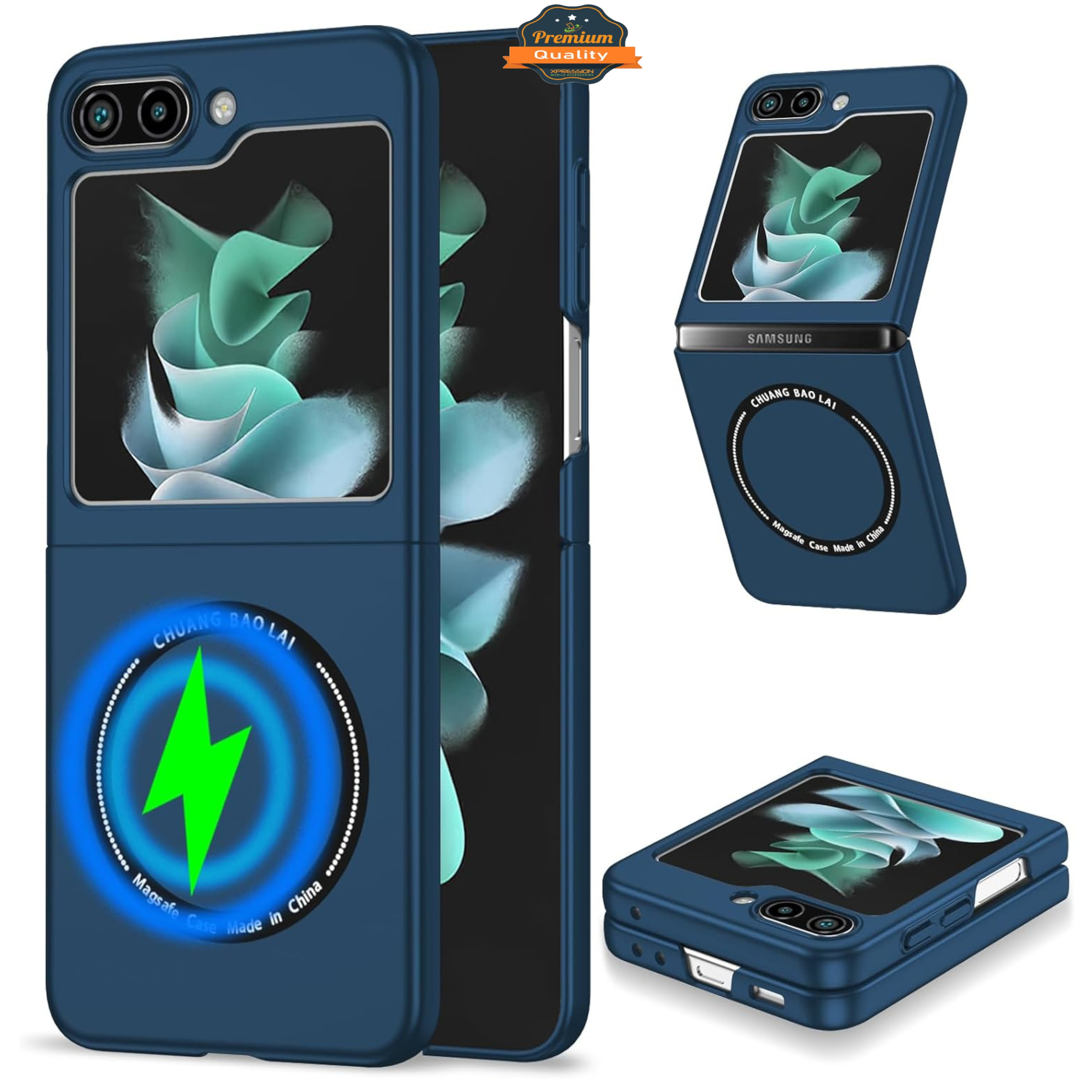 For Samsung Galaxy Z Flip 5 5G Compatible with MagSafe Matte Skin TPU Case Cover - Picture 20 of 64