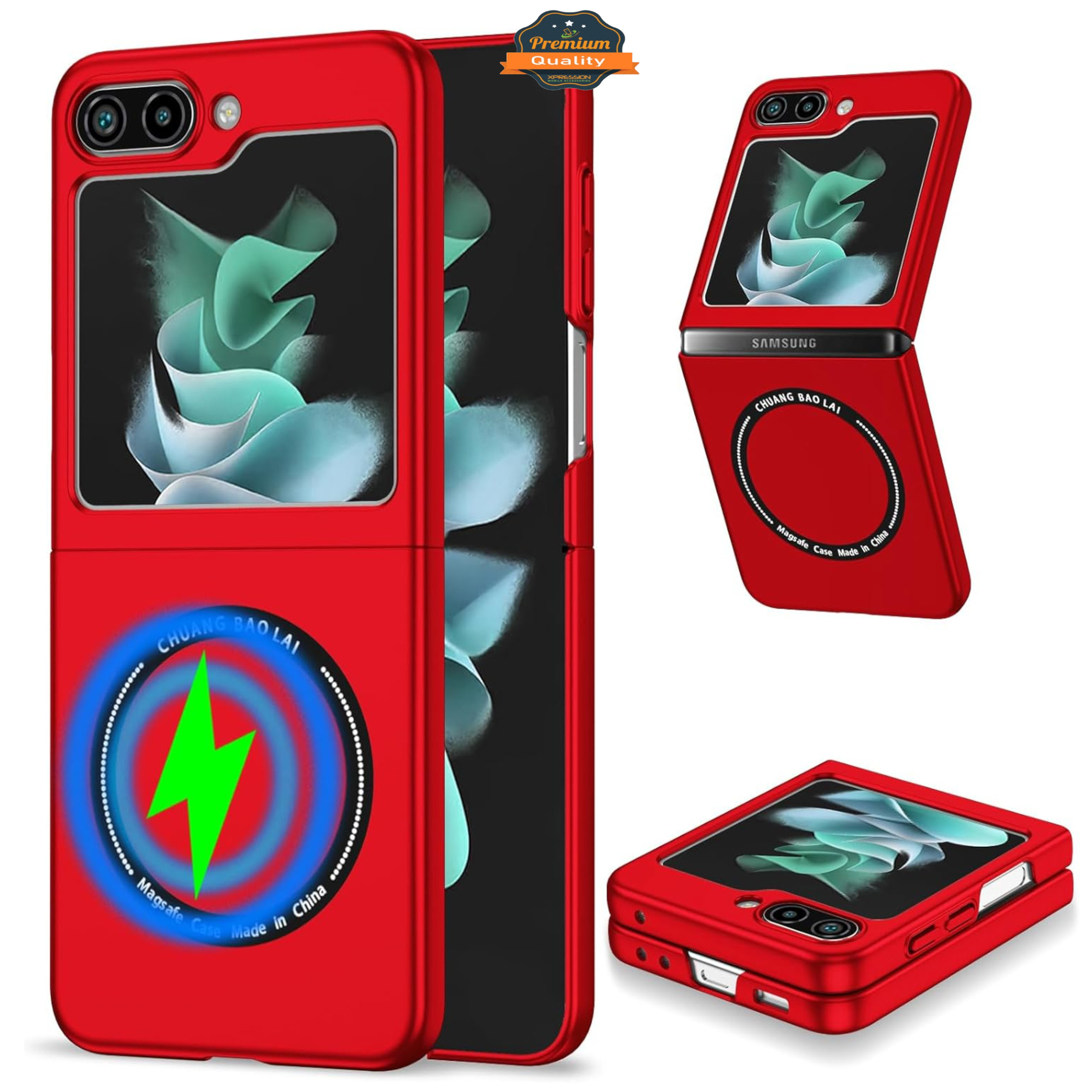 For Samsung Galaxy Z Flip 5 5G Compatible with MagSafe Matte Skin TPU Case Cover - Picture 38 of 64