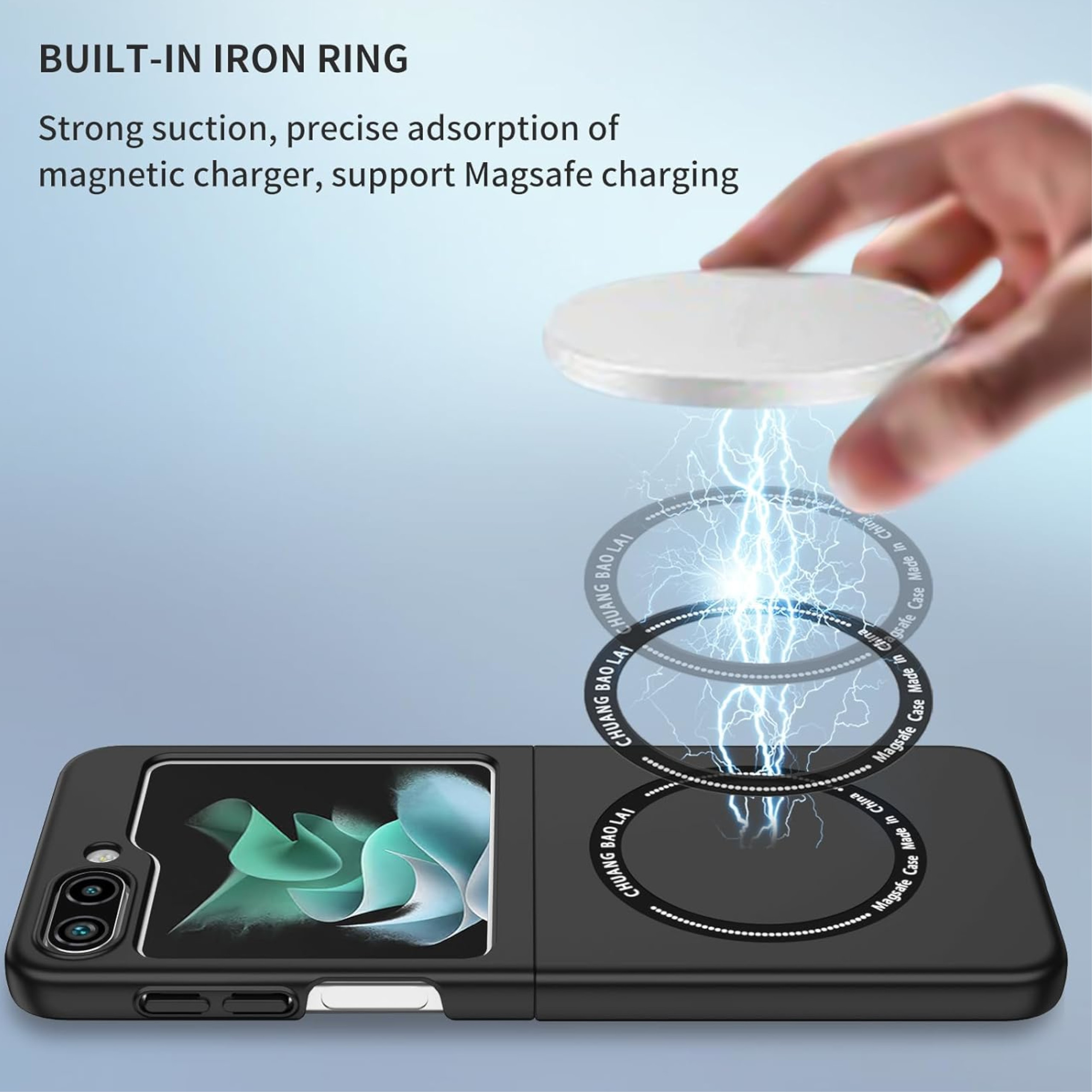 For Samsung Galaxy Z Flip 5 5G Compatible with MagSafe Matte Skin TPU Case Cover - Picture 54 of 64