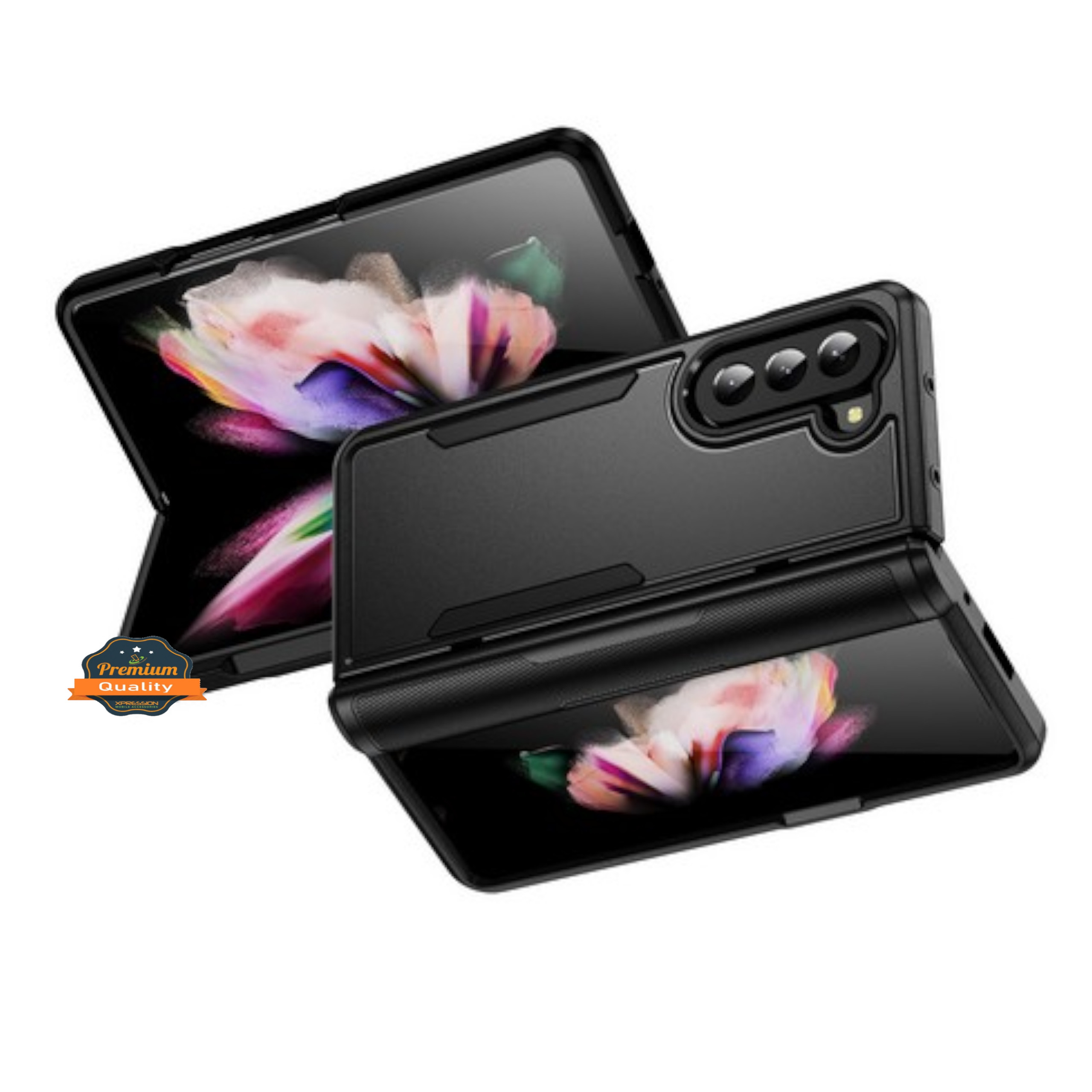 For Samsung Galaxy Z Fold 5 Hybrid Rugged Hard PC TPU Military-Grade Case Cover - Photo 10 sur 39