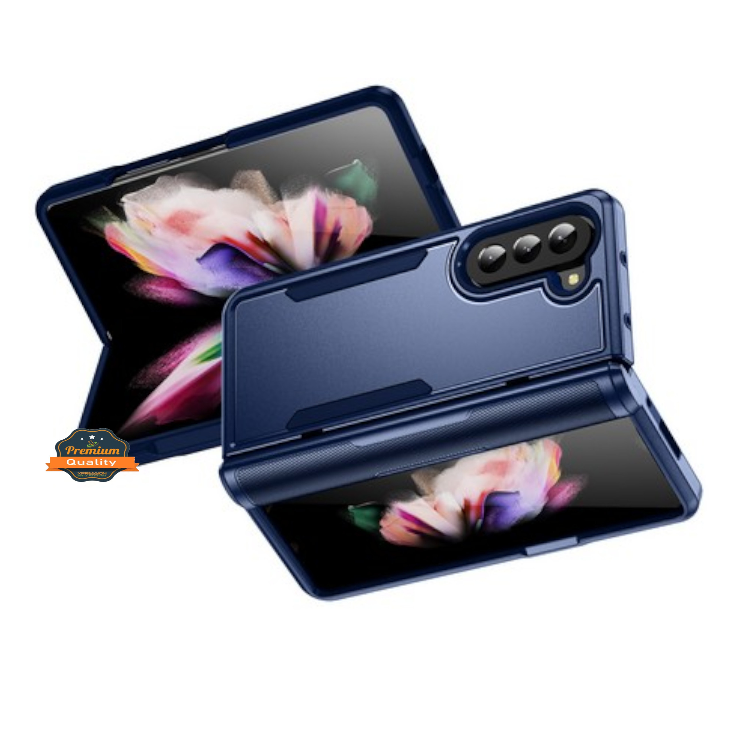 For Samsung Galaxy Z Fold 5 Hybrid Rugged Hard PC TPU Military-Grade Case Cover - Photo 20 sur 39