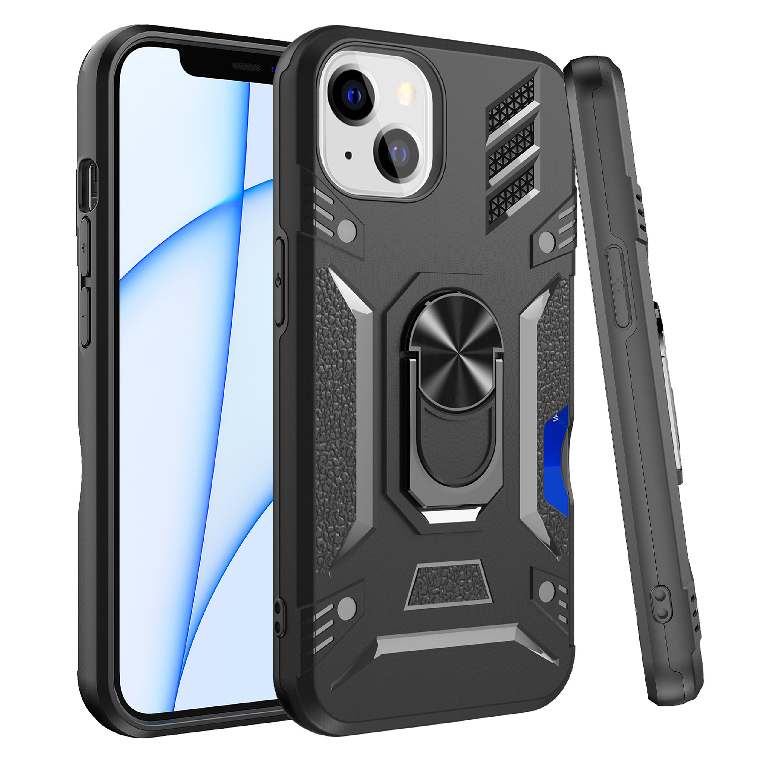 For Gabb Phone 4 Pro Back Wallet Card Holder with Ring Stand Case Cover - Picture 18 of 68