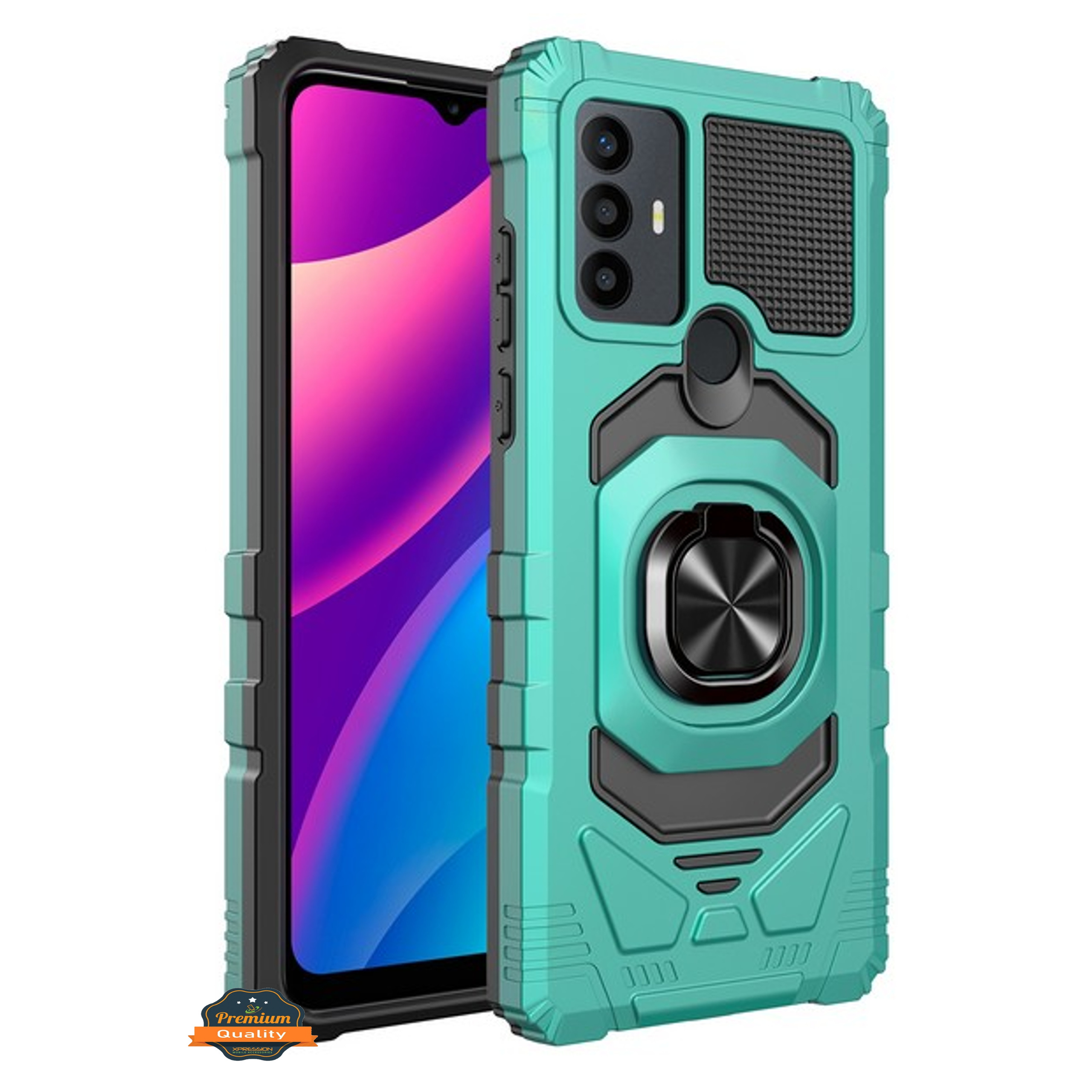 Für Gabb Phone 4 Pro Hybrid Magnetischer Autohalterungsring Ständer TPU Case Cover - Bild 40 von 46