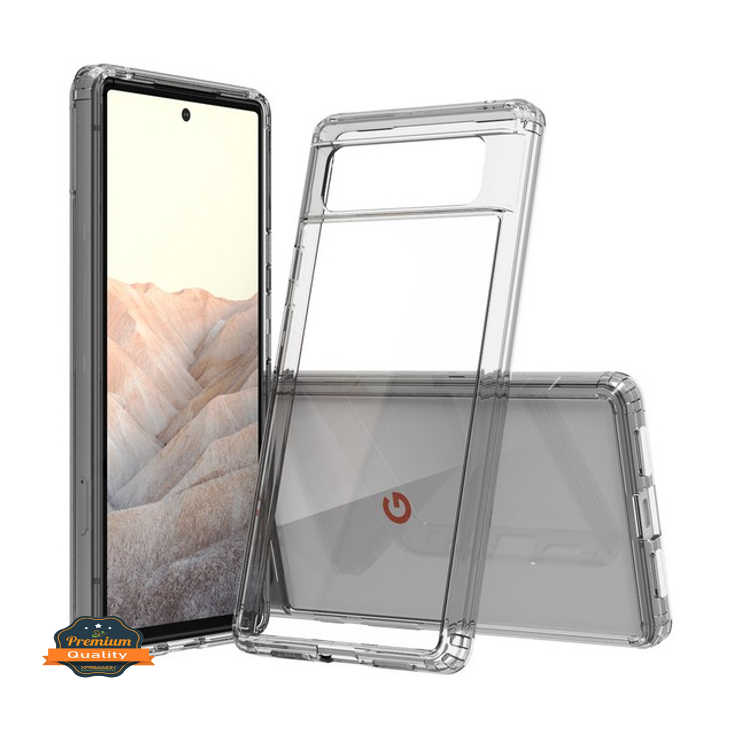 For Google Pixel 7 HD Clear Back PC TPU Bumper Frame Hybrid Slim Hard Case Cover - Picture 17 of 23