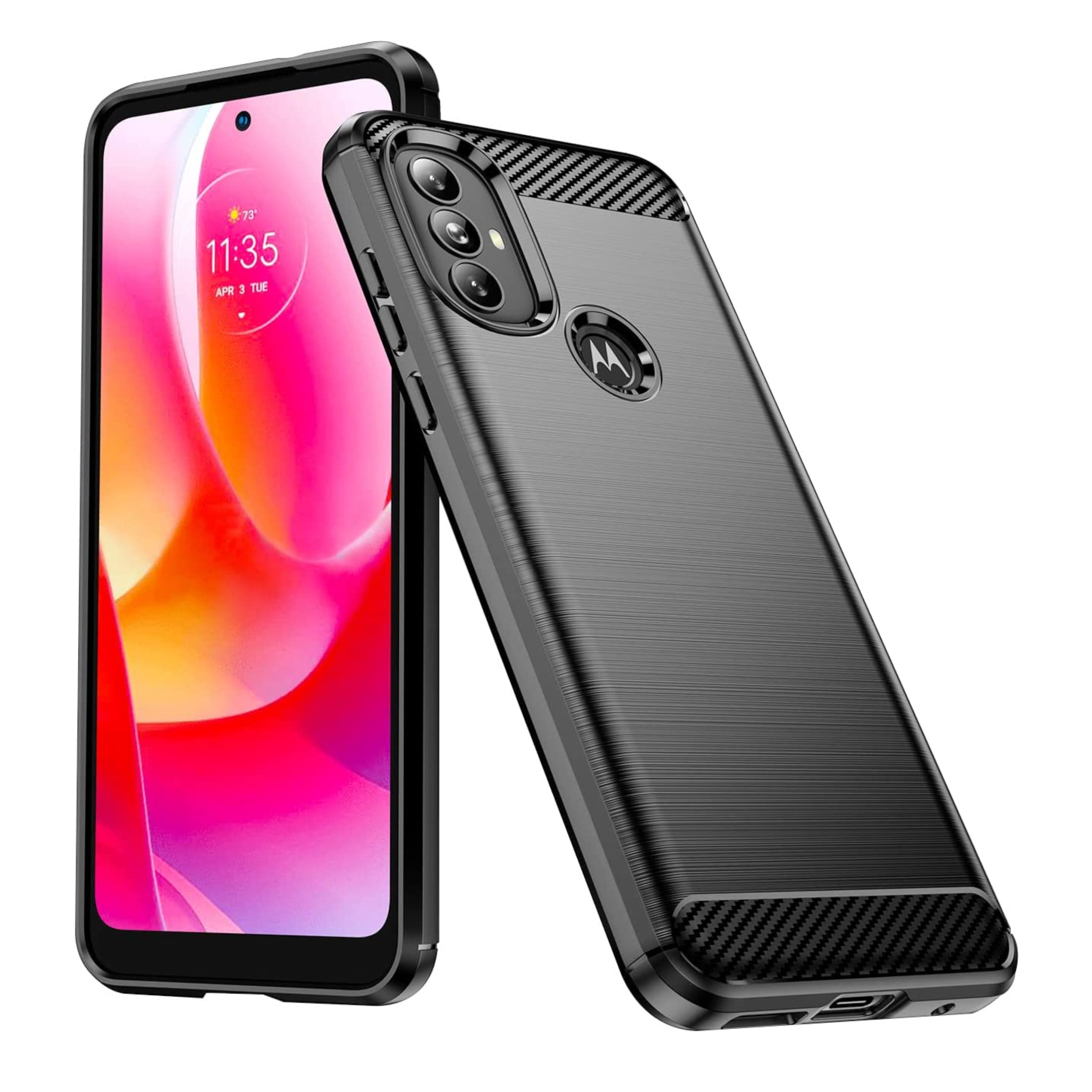 Funda protectora de goma poliuretano termoplástico cepillado con textura híbrida para Google Pixel 8 5G - Imagen 12 de 33