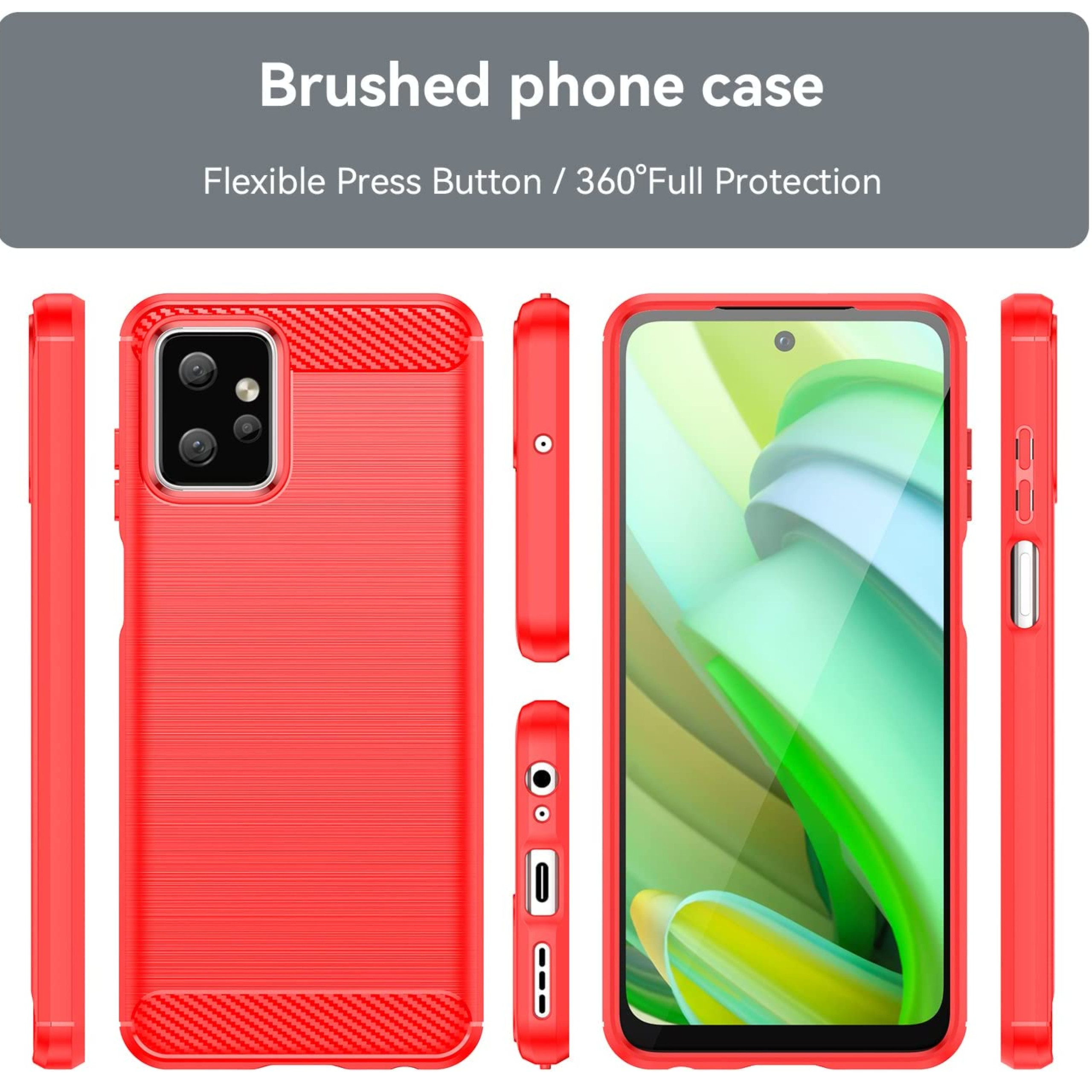 Funda protectora de goma poliuretano termoplástico cepillado con textura híbrida para Google Pixel 8 5G - Imagen 29 de 33
