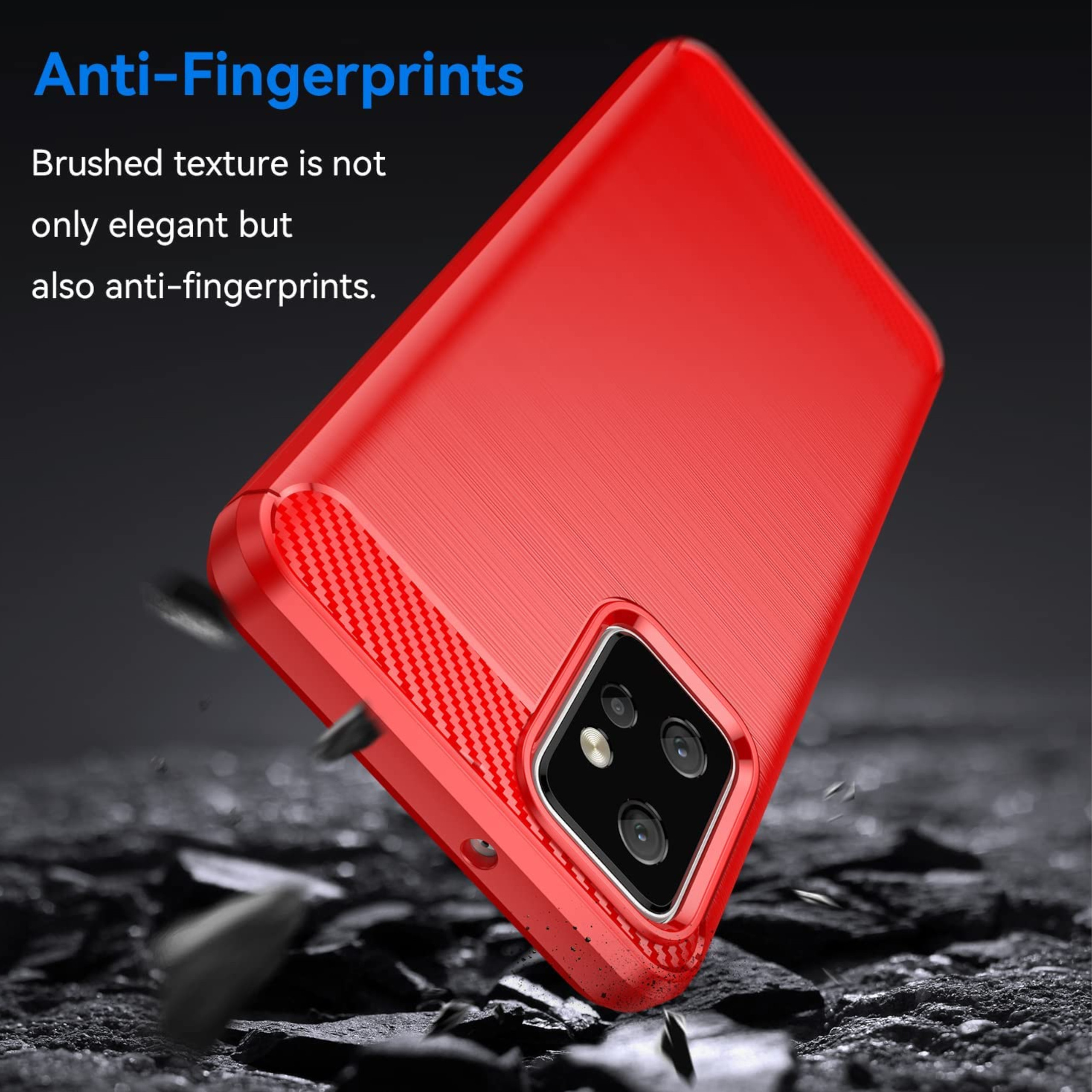 Funda protectora de goma poliuretano termoplástico cepillado con textura híbrida para Google Pixel 8 5G - Imagen 30 de 33