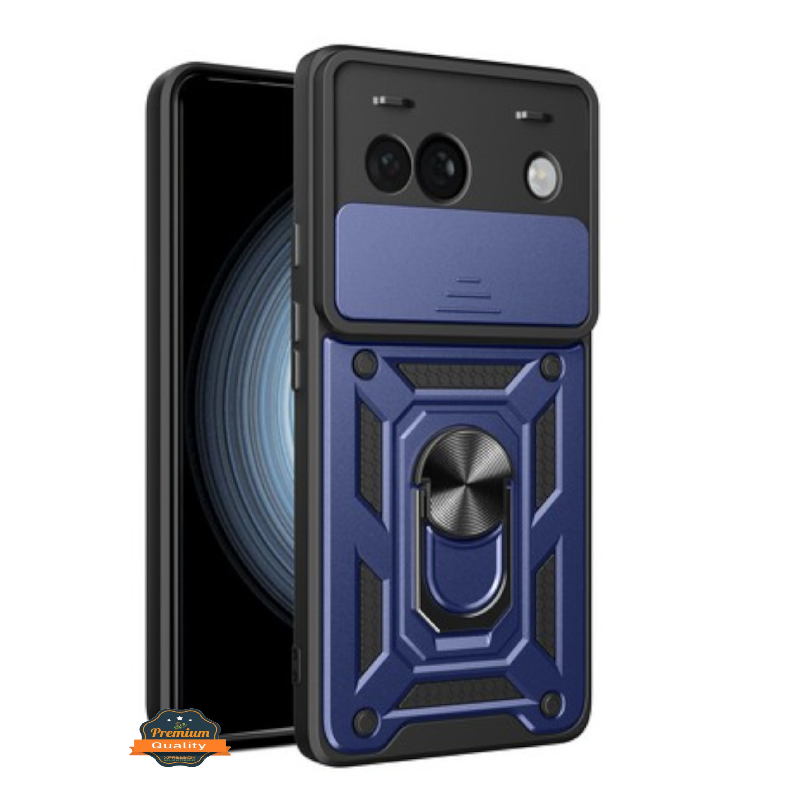 For Google Pixel 9A Shockproof Sliding Camera Ring Stand Case Cover - Picture 21 of 70