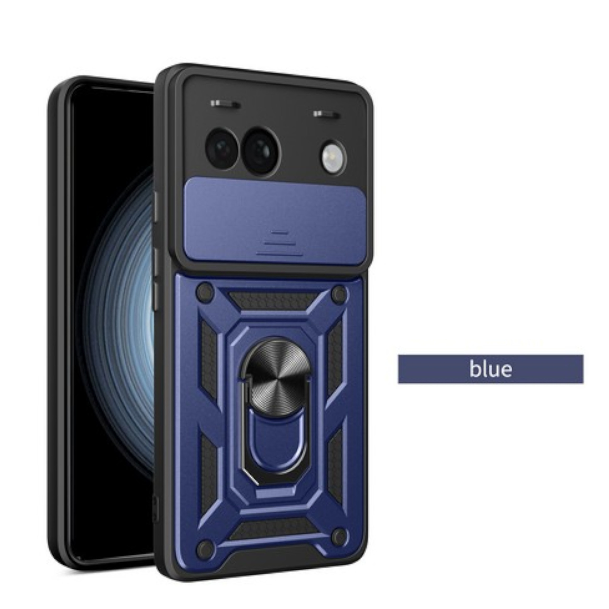 For Google Pixel 9A Shockproof Sliding Camera Ring Stand Case Cover - Picture 22 of 70