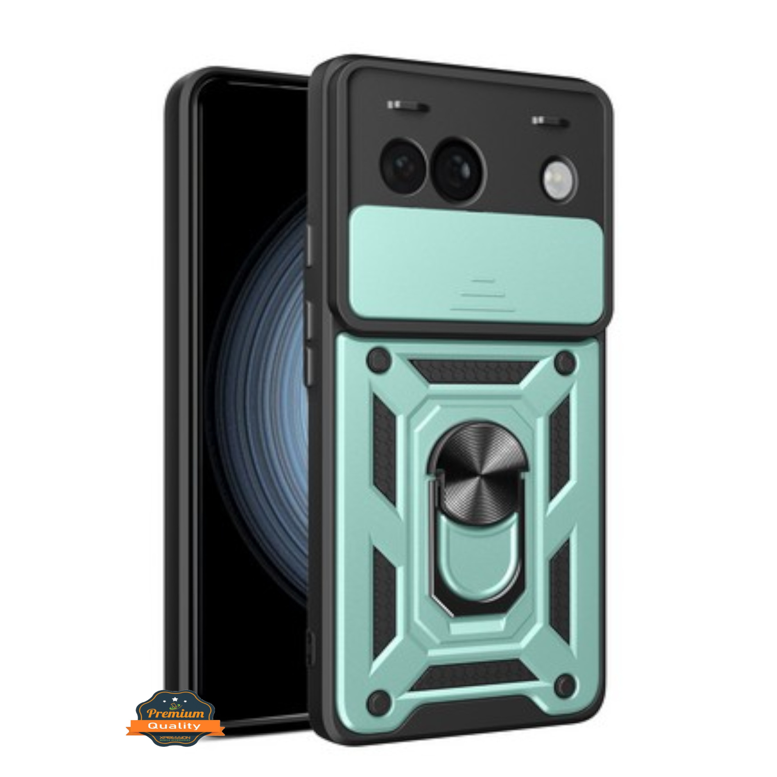 For Google Pixel 9A Shockproof Sliding Camera Ring Stand Case Cover - Picture 31 of 70