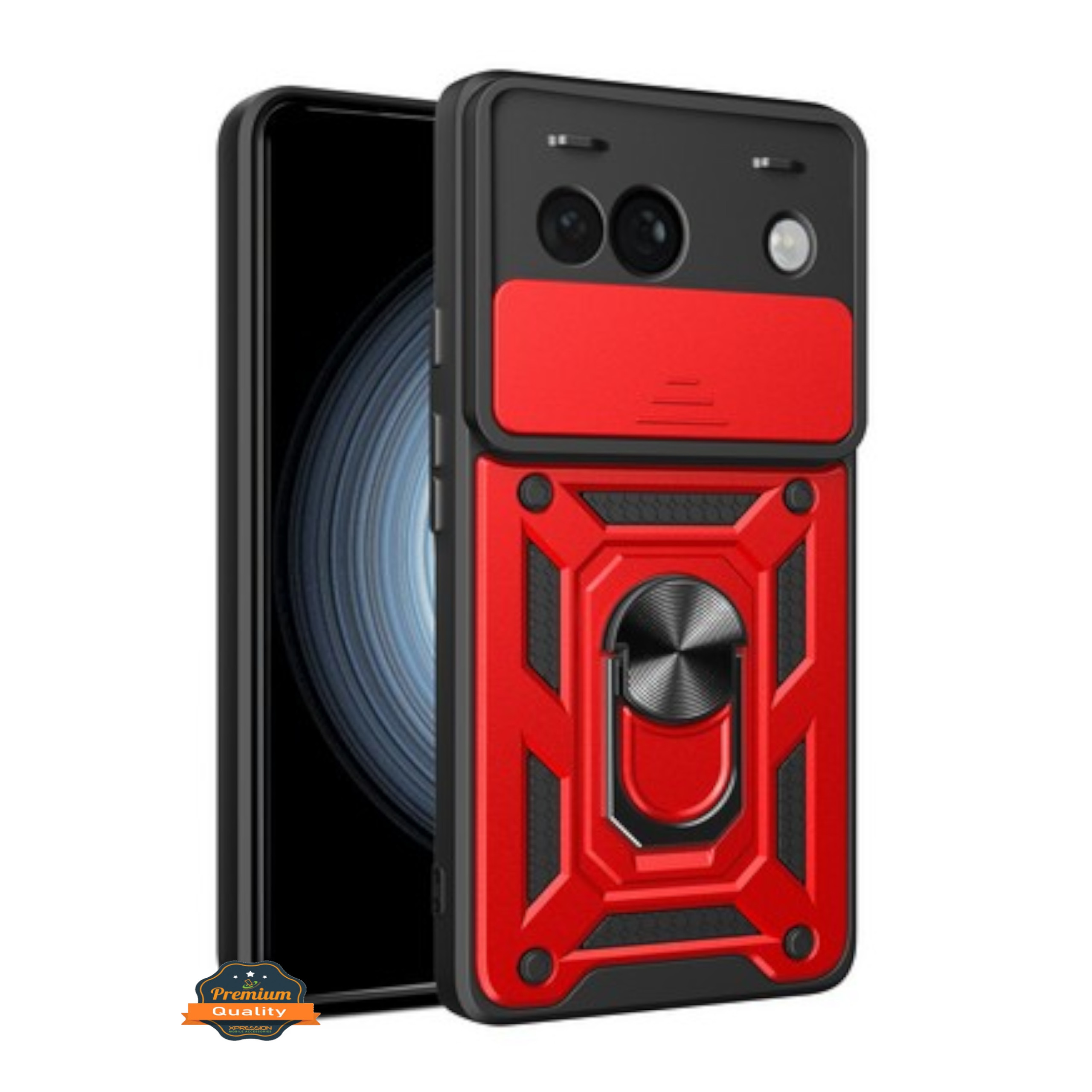 For Google Pixel 9A Shockproof Sliding Camera Ring Stand Case Cover - Picture 41 of 70